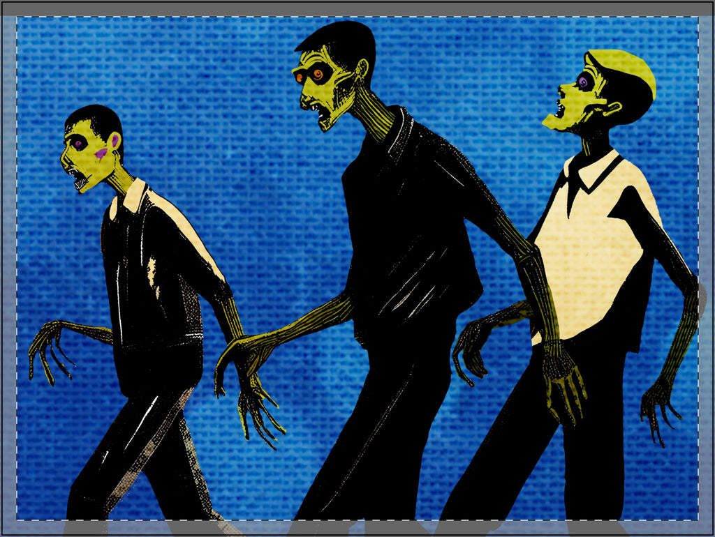 Zombie Yard Sign for Halloween Decor, Spooky Garden Signs, Outdoor Halloween Decoration, Fun Halloween Yard Art, Trick or Treat Signage