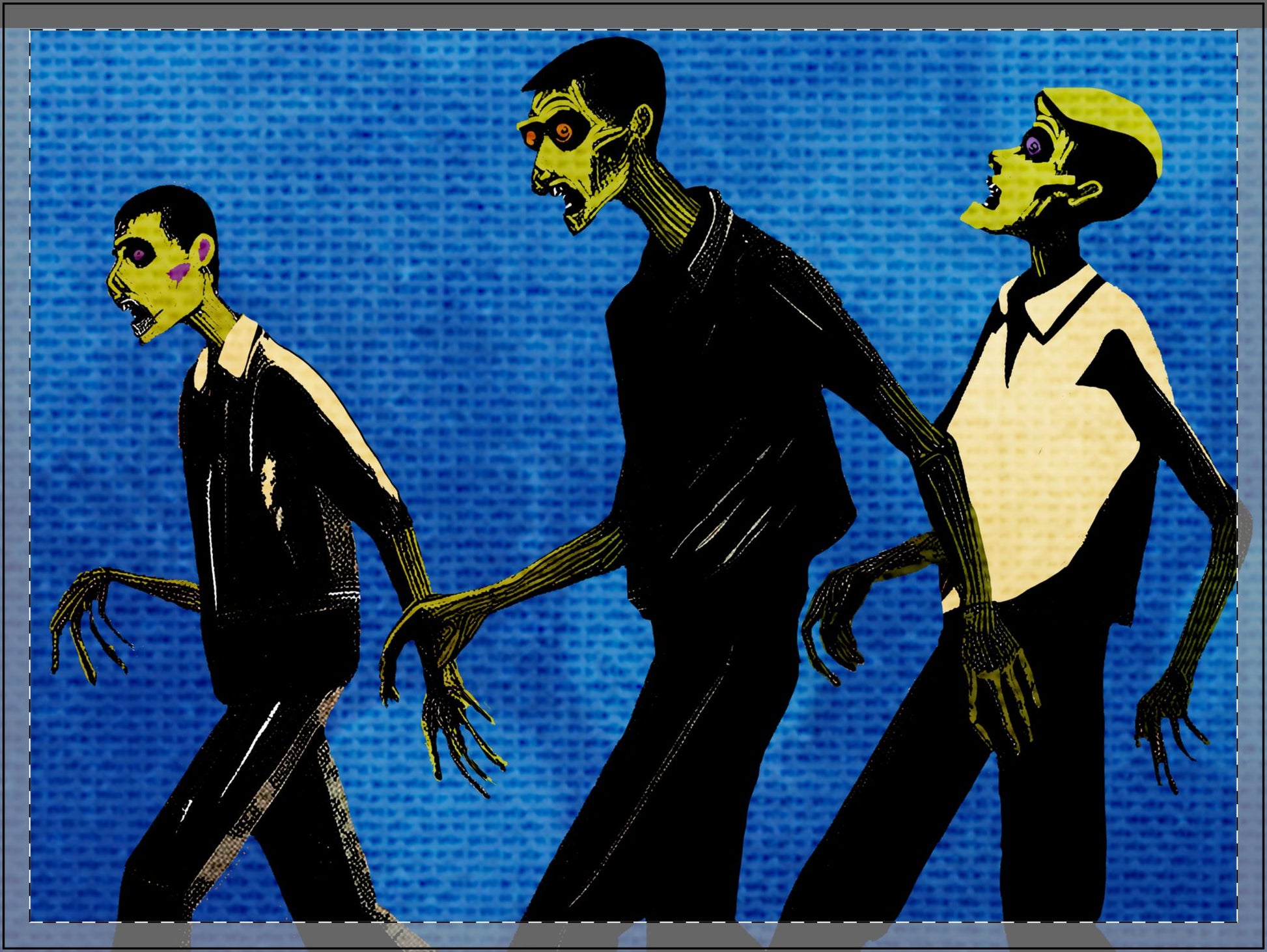Zombie Yard Sign for Halloween Decor, Spooky Garden Signs, Outdoor Halloween Decoration, Fun Halloween Yard Art, Trick or Treat Signage