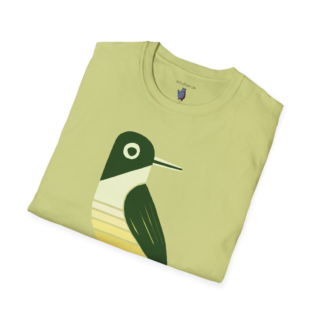 Mr. GreenJeans Bird Graphic Art Tee - 100% Cotton T-Shirt