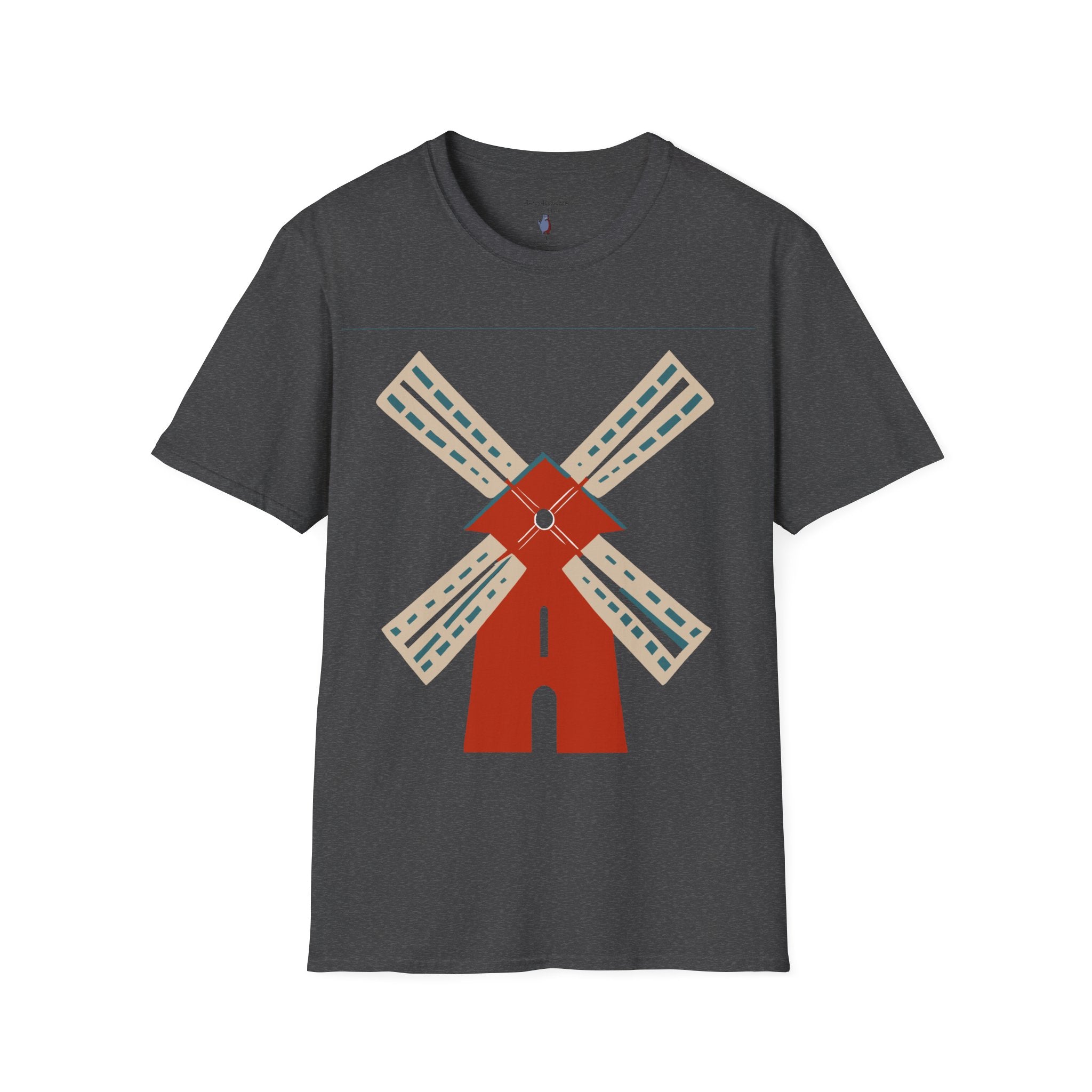 Modern Windmill - Unisex Softstyle Graphic T-Shirt
