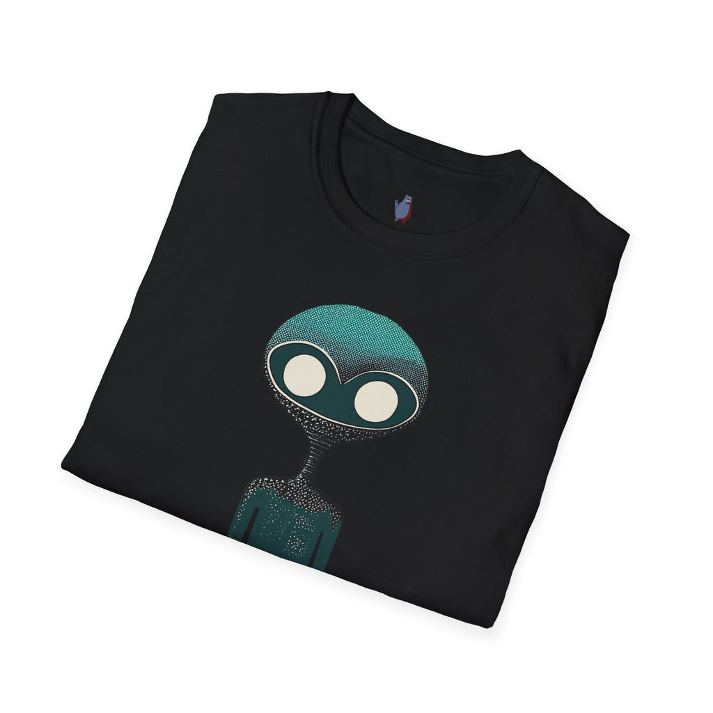 Midwest Modern UAP UFO Alien Number Two Graphic Art Tee - 100% Cotton T-Shirt
