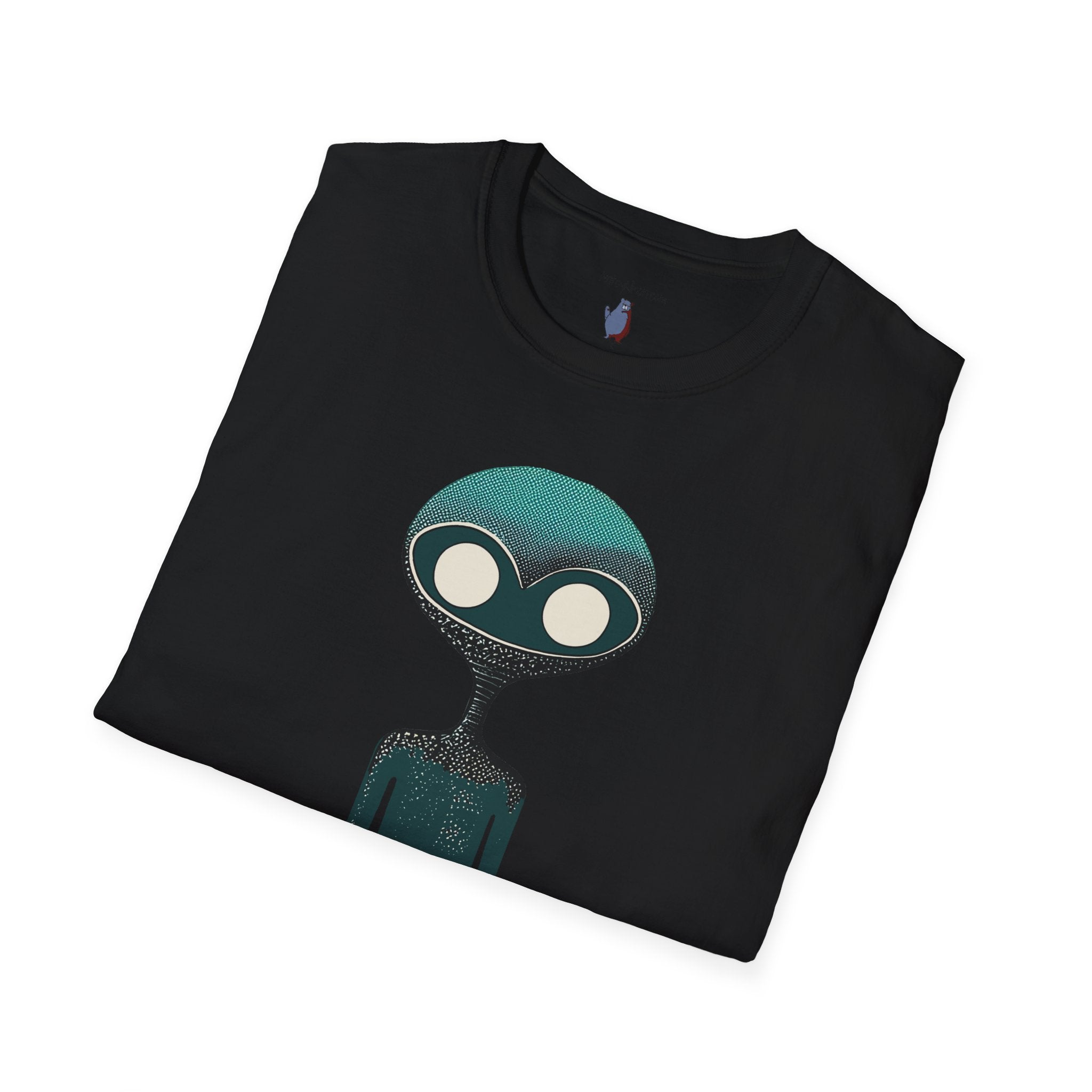 Midwest Modern UAP UFO Alien Number Two Graphic Art Tee - 100% Cotton T-Shirt