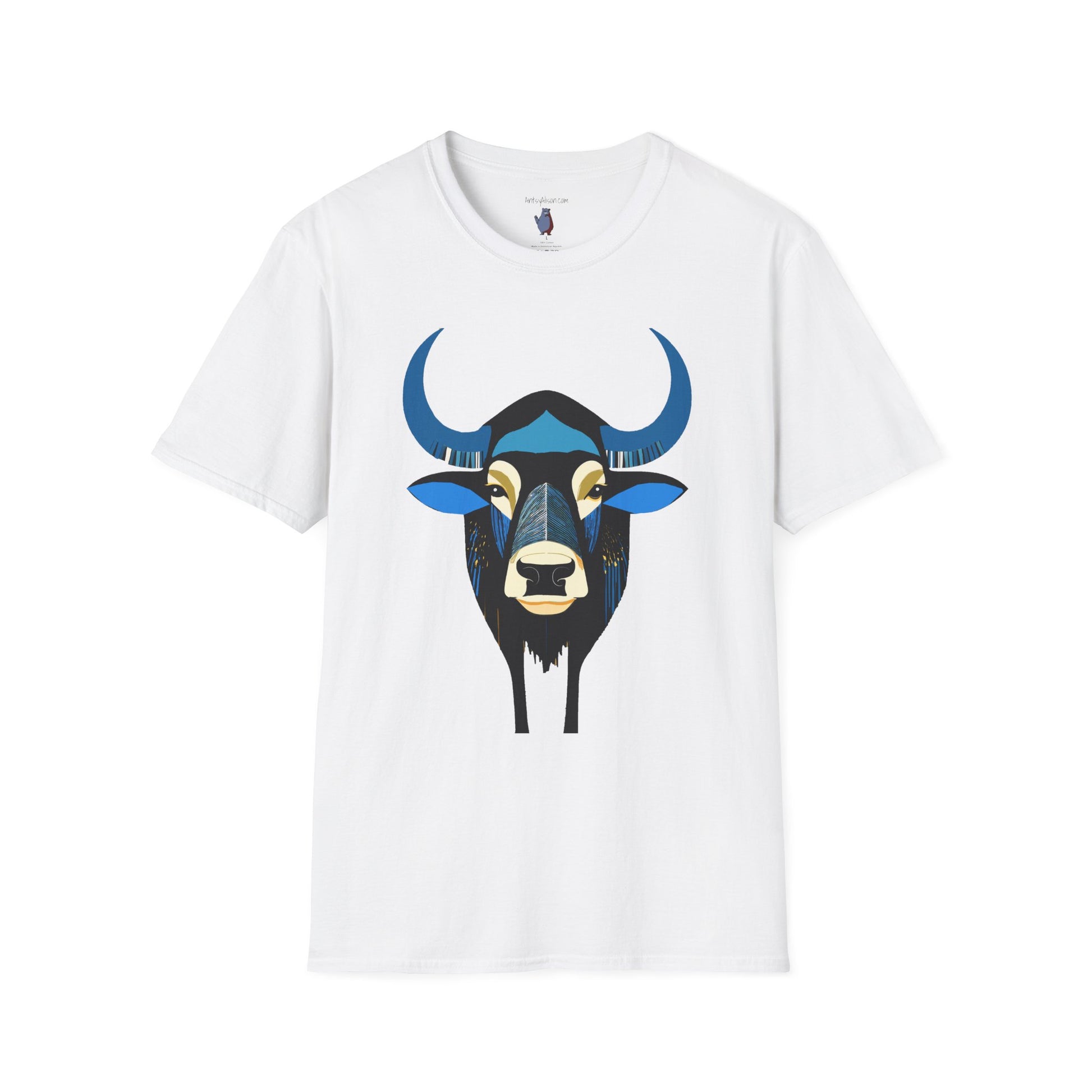 Modern Bison Buffalo - 100% Cotton T-Shirt