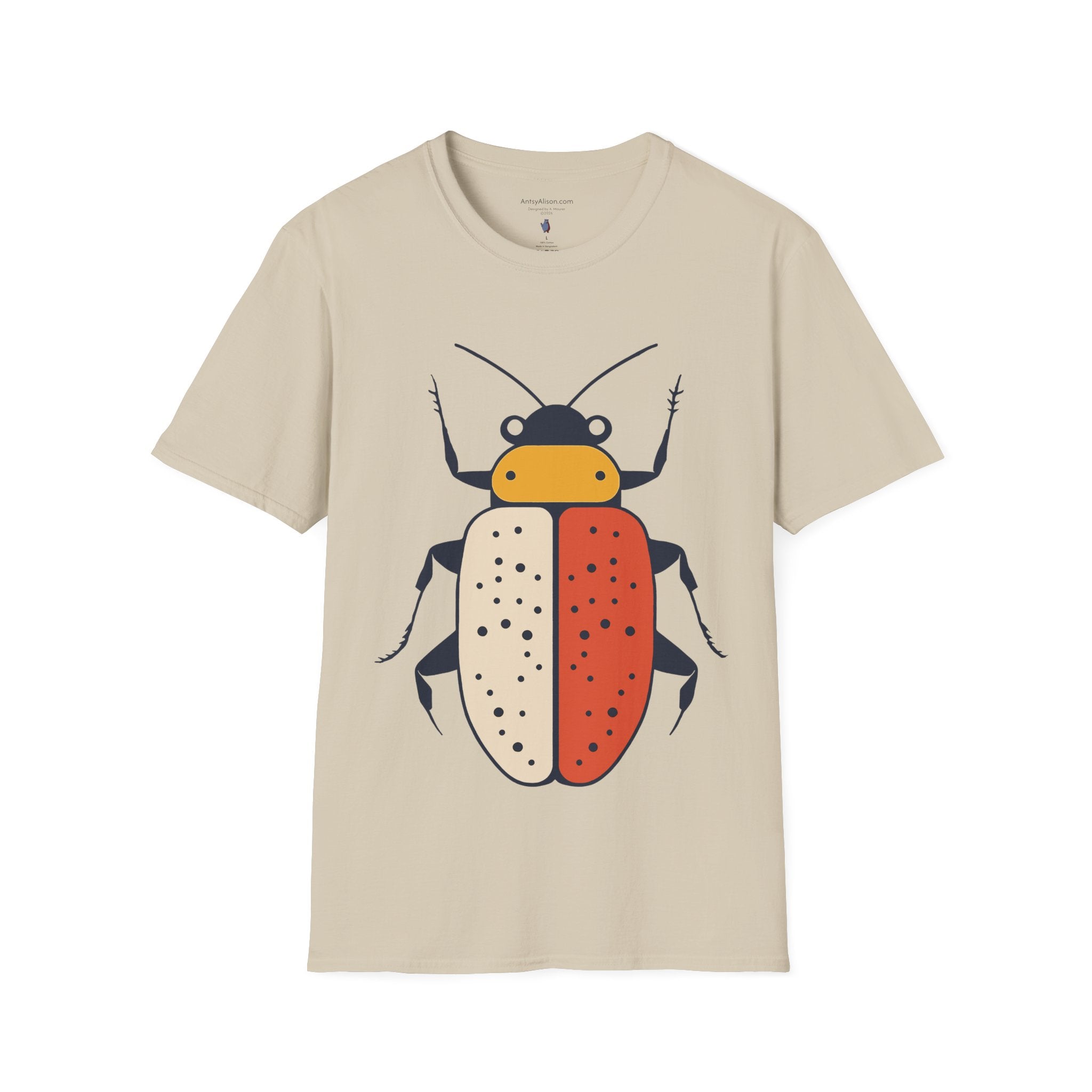 Midwest Modern Big Ol' Beetle - Unisex Softstyle T-Shirt