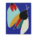Midwest Modern Pop Art Style Moths Print - Matte Canvas, Stretched, 1.25" - insects, moths, bugs, modern, abstract