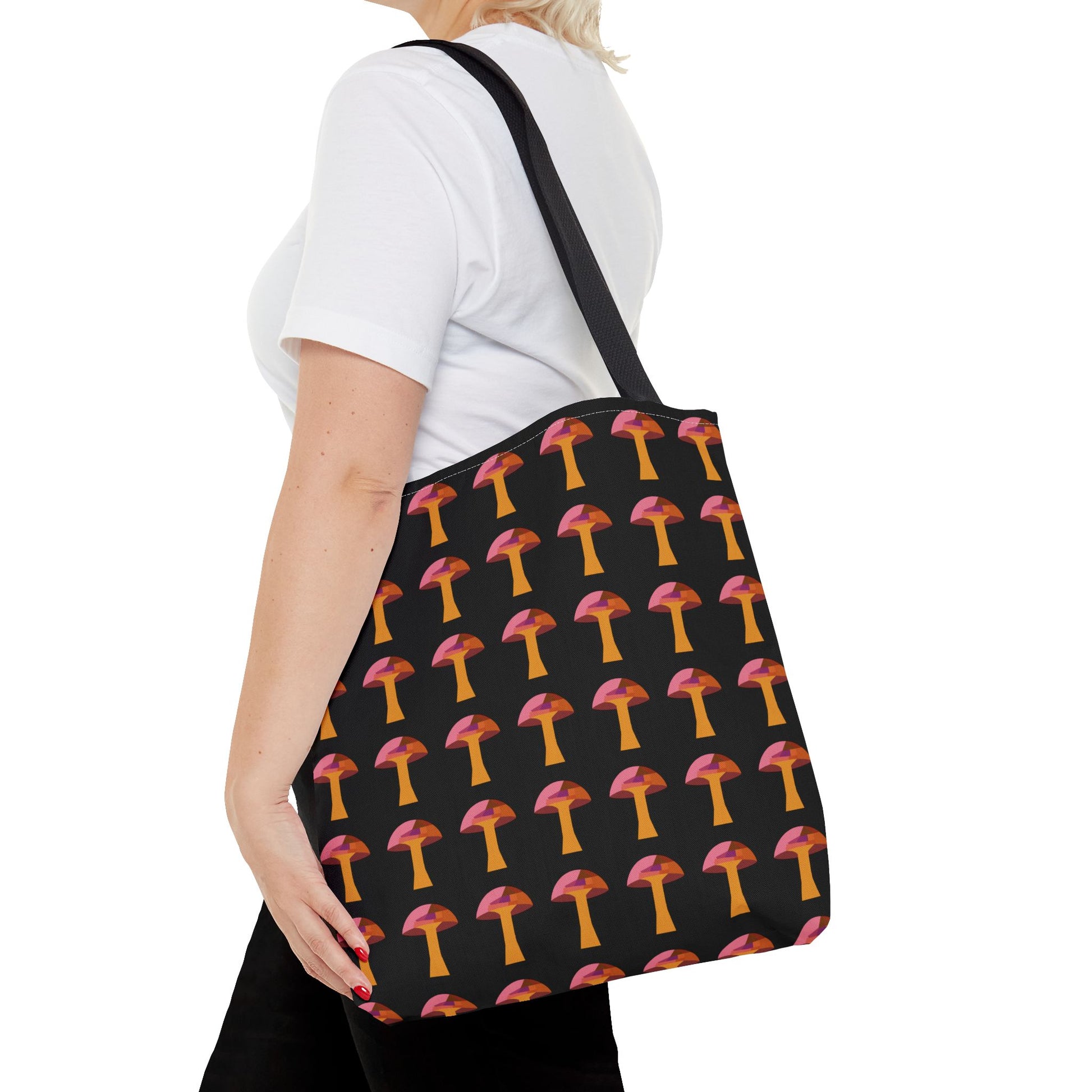 Midwest Mod Mushroom Tote Bag, Eco-Friendly Shopping Bag, Beach Tote, Gift for Nature Lovers, Summer Accessory, Lightweight Carryall