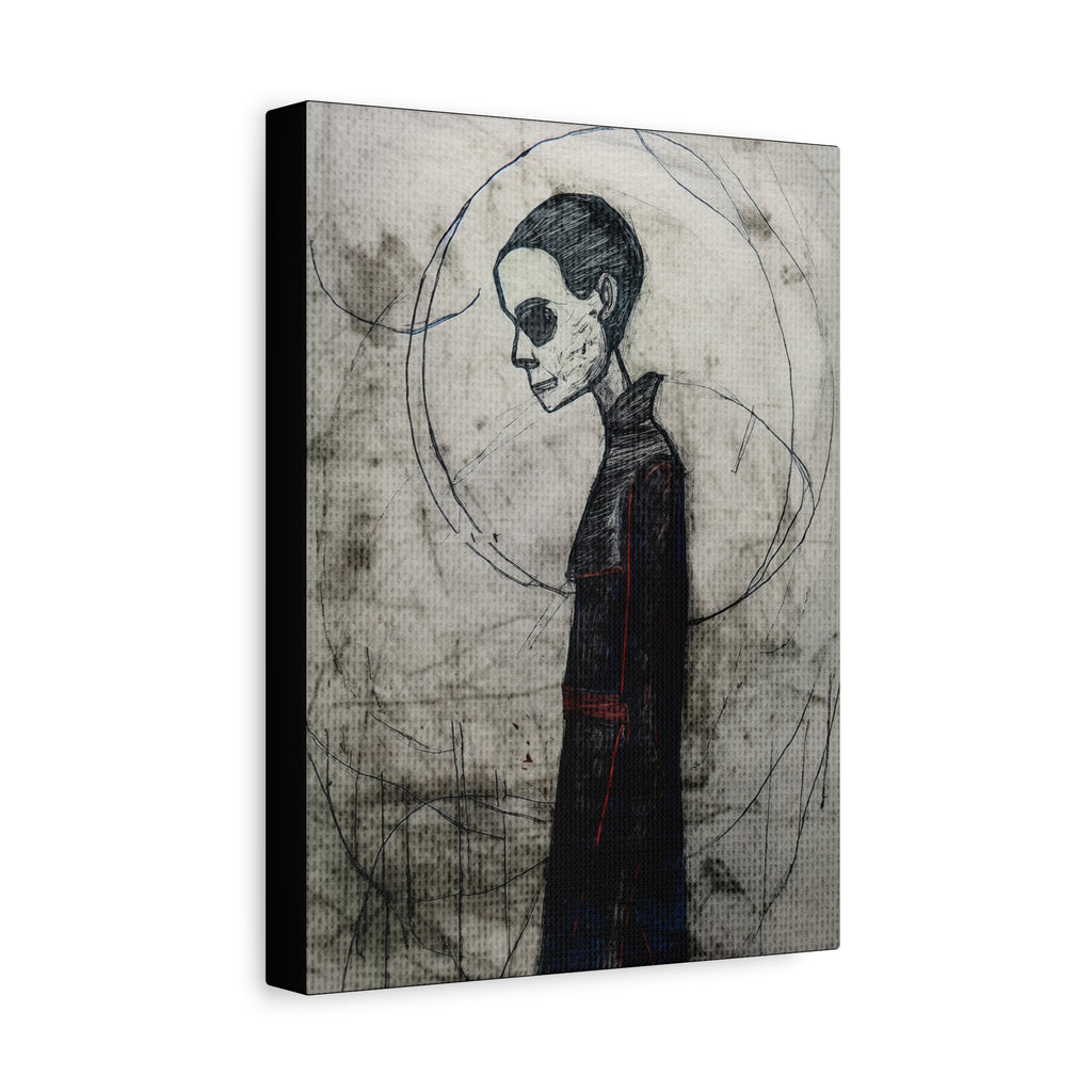 Vampire in Training Art Print  - Matte Canvas, Stretched, 1.25"