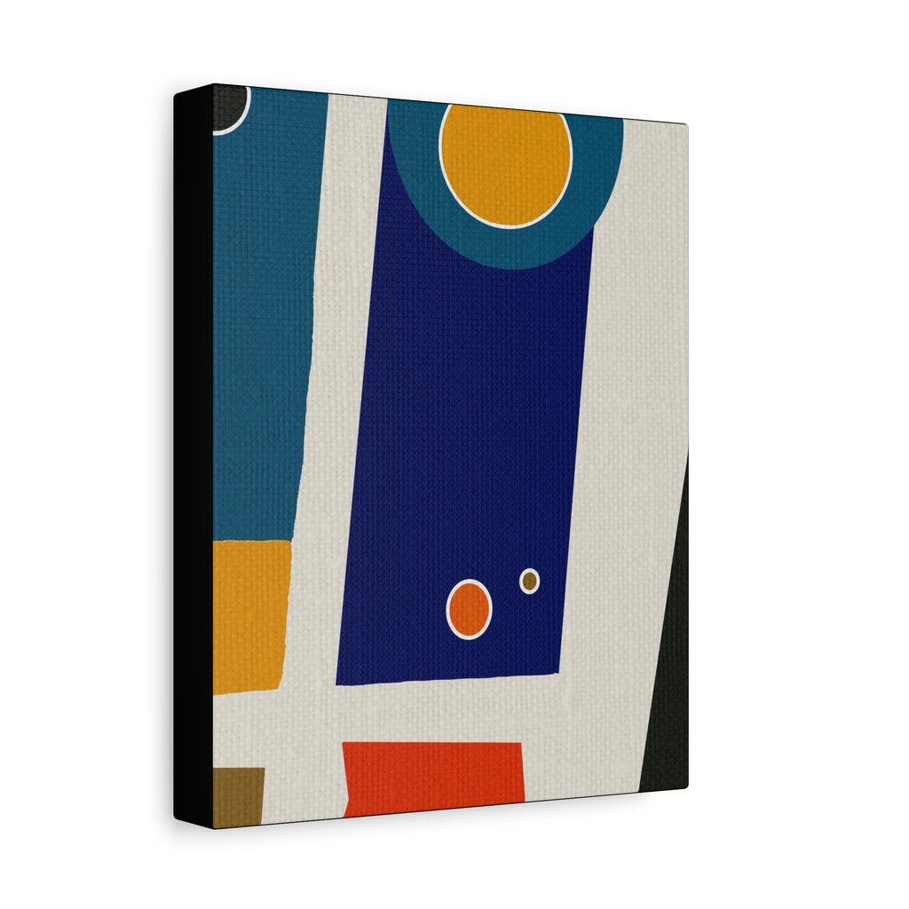 Midwest Modern Abstract Retro Game Sports Board #3 - Matte Canvas, Stretched, 1.25"