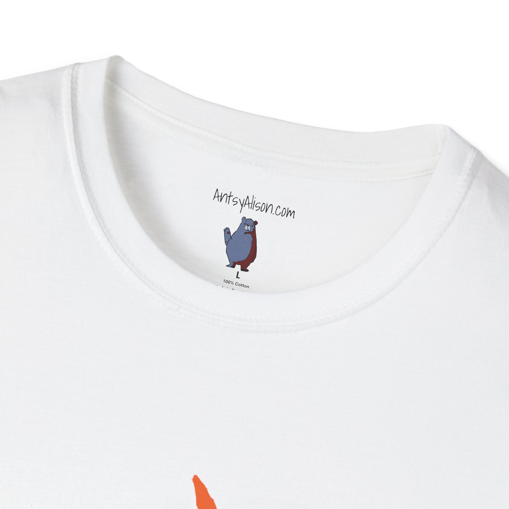 Midwest Modern Serious Pink & Black Bird Art Tee - 100% Cotton T-Shirt