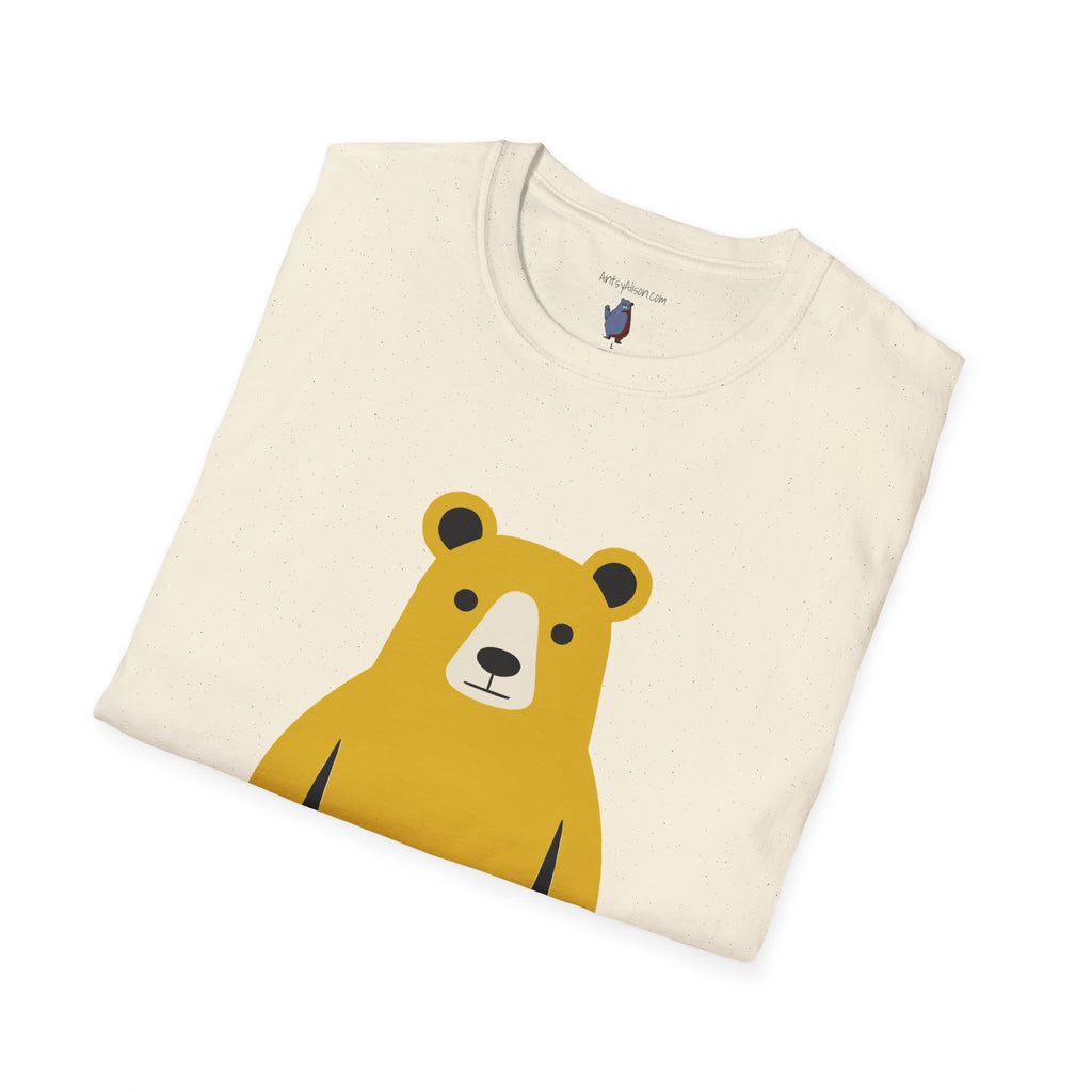 Muscle Bear Graphic Art - 100% Cotton T-Shirt