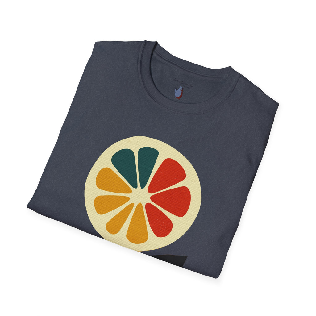 Midwest Modern Pop Art Lemon Flower - 100% Cotton Graphic Tee - unisex, pop, lemon, icon