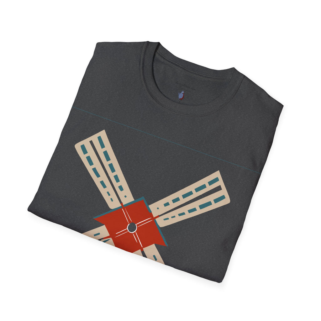 Modern Windmill - Unisex Softstyle Graphic T-Shirt