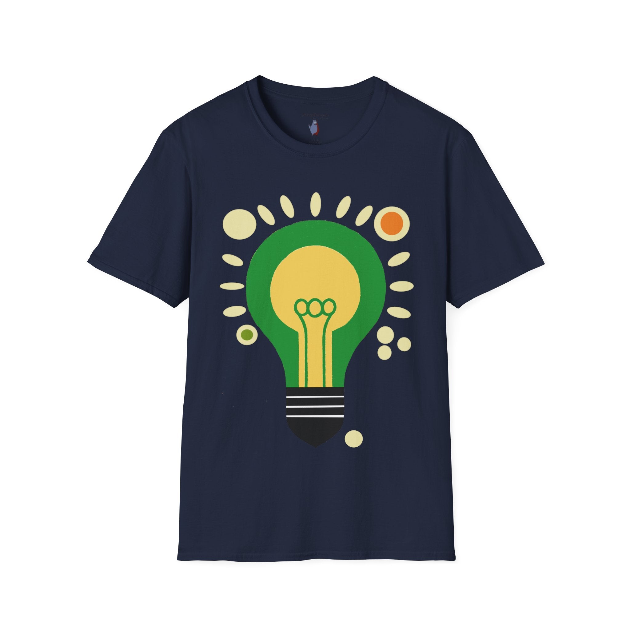 Midwest Modern Pop Icon Light Bulb - 100% Cotton Graphic Tee - light bulb, bright idea