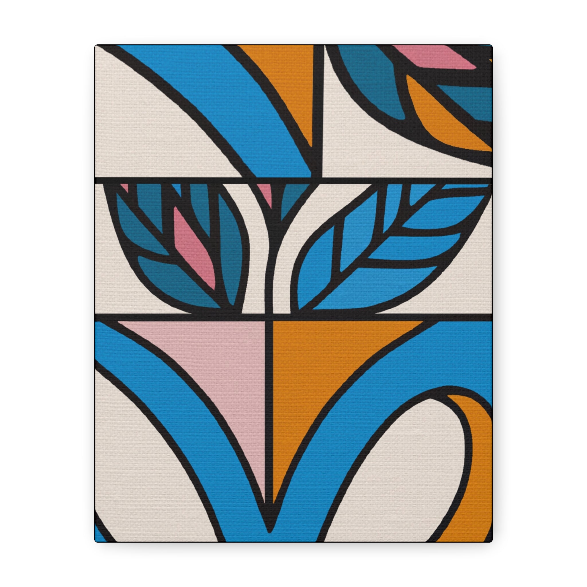 Midwest Modern Abstract Spring Print - Matte Canvas, Stretched, 1.25" -  home decor, wall art, abstract, spring