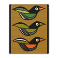 Midwest Modern Flying Birds Art Print  - Matte Canvas, Stretched, 1.25"