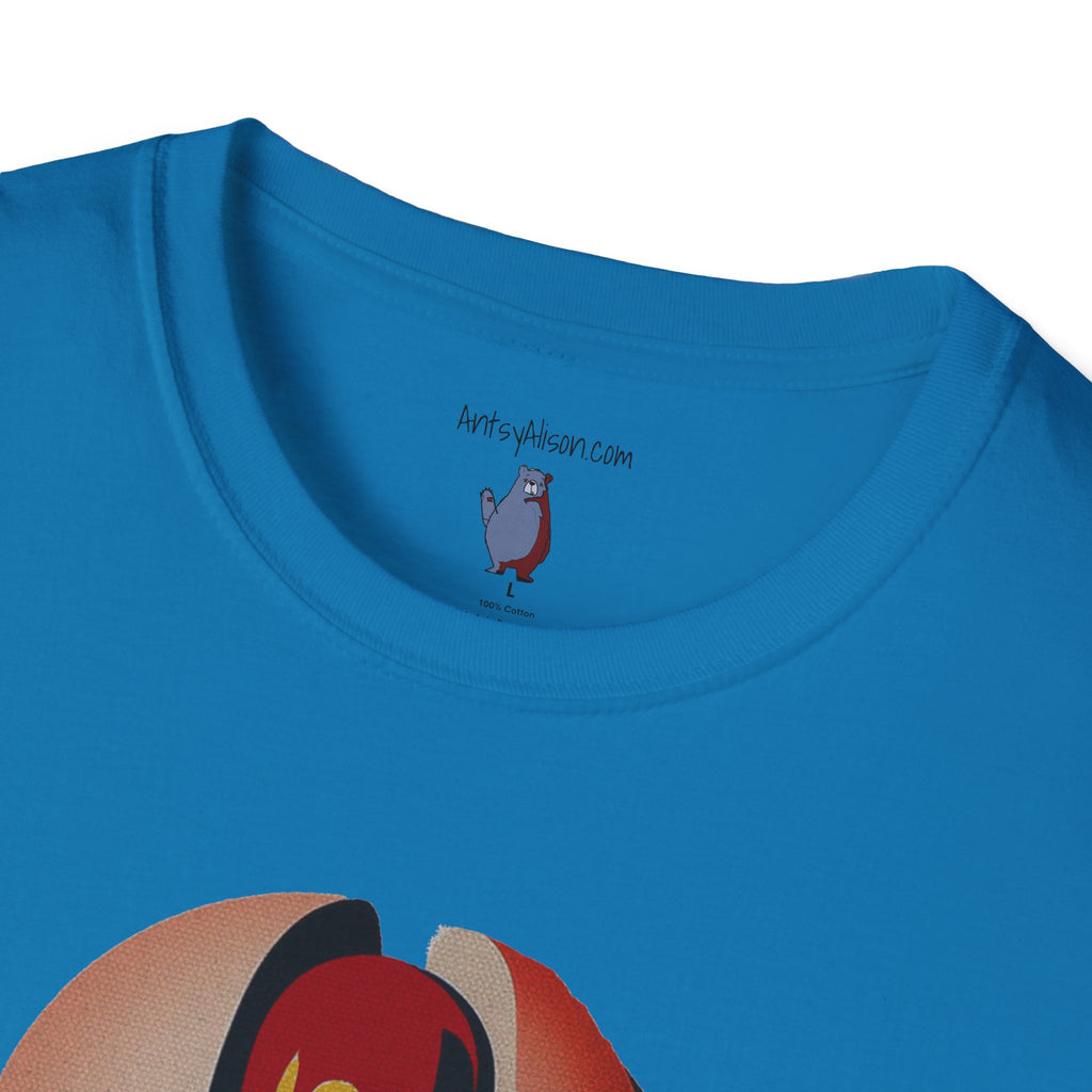 Hot Dog Graphic Art Tee - 100% Cotton T-Shirt