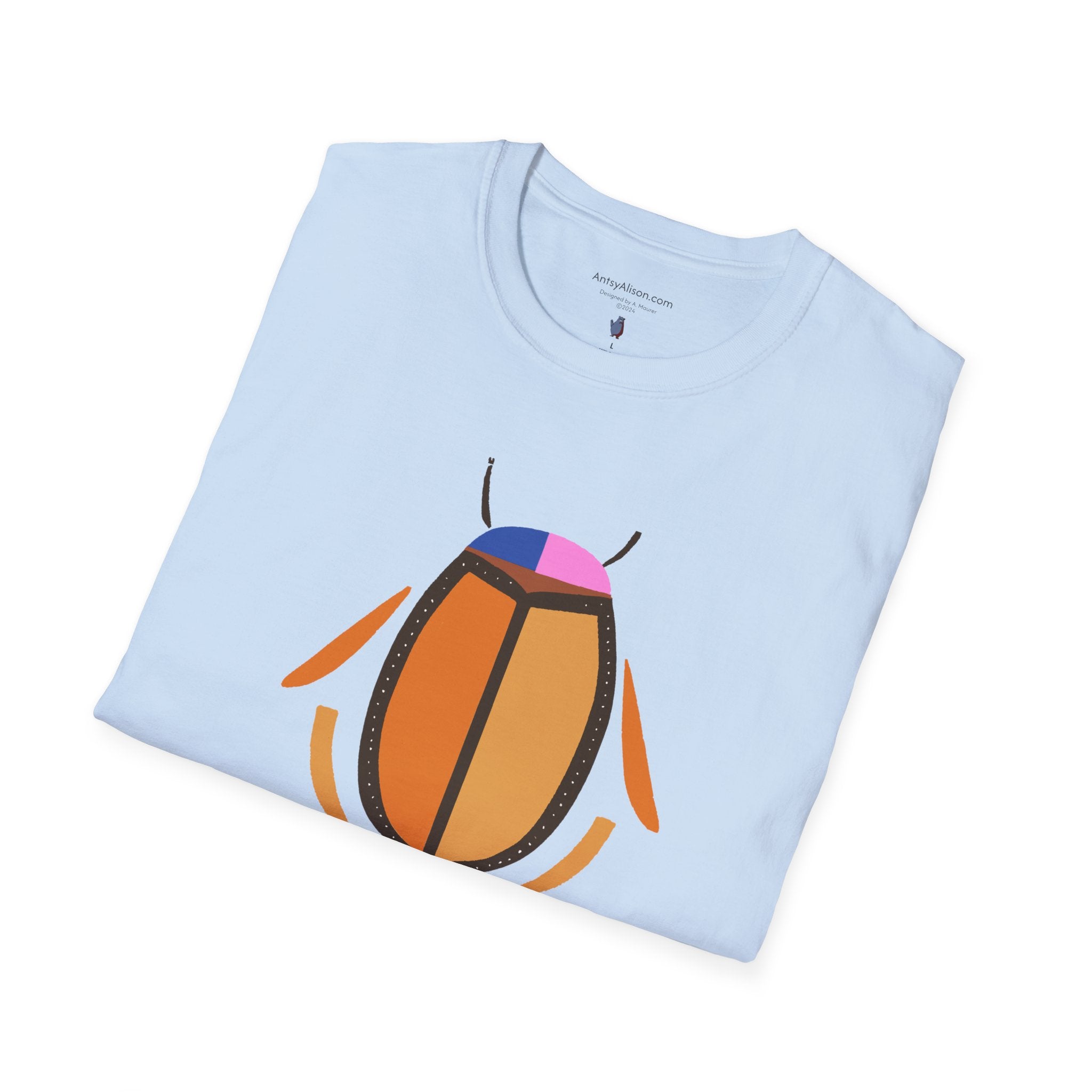 Modern Insect Beetle - Unisex Softstyle T-Shirt