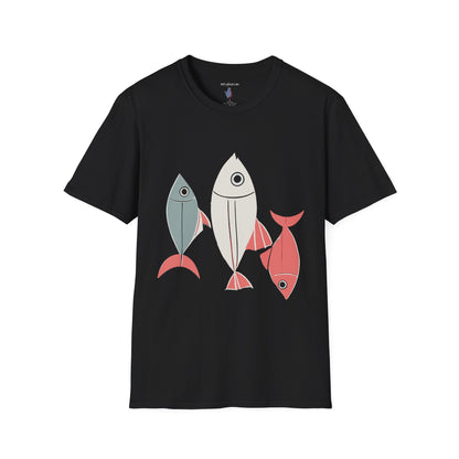 School of Mod Fish - 100% Cotton T-Shirt