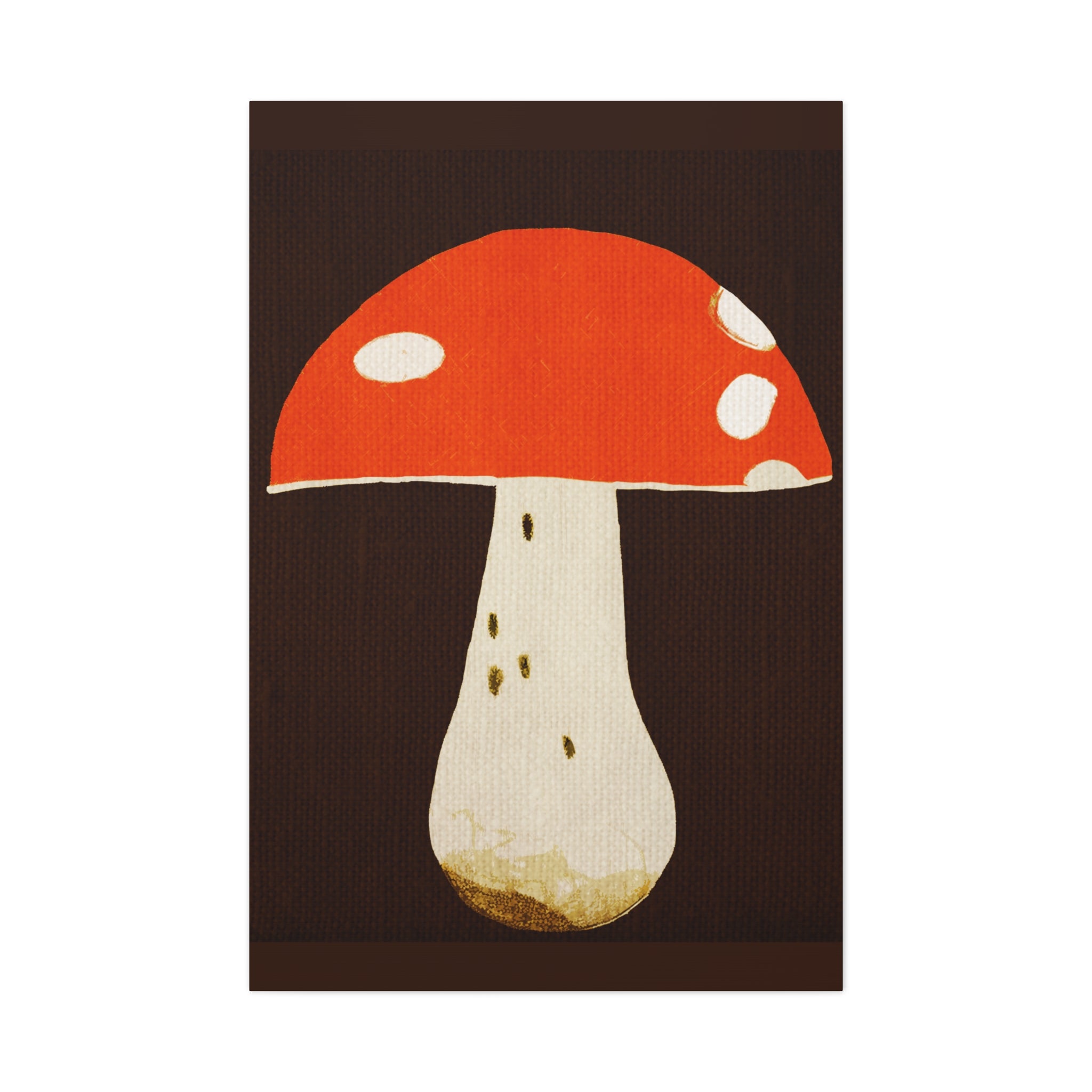 Midwest Modern Mushroom Forage Print - Spring is Coming - Matte Canvas, Stretched, 1.25"