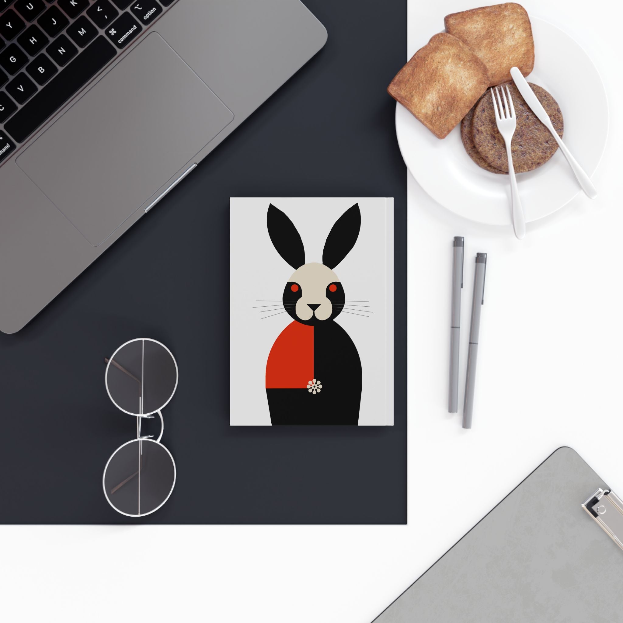 Bold Bunny Rabbits - Hard Backed Journal