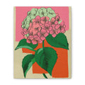 Modern Abstract Hydrangea Love - Matte Canvas, Stretched, 1.25"
