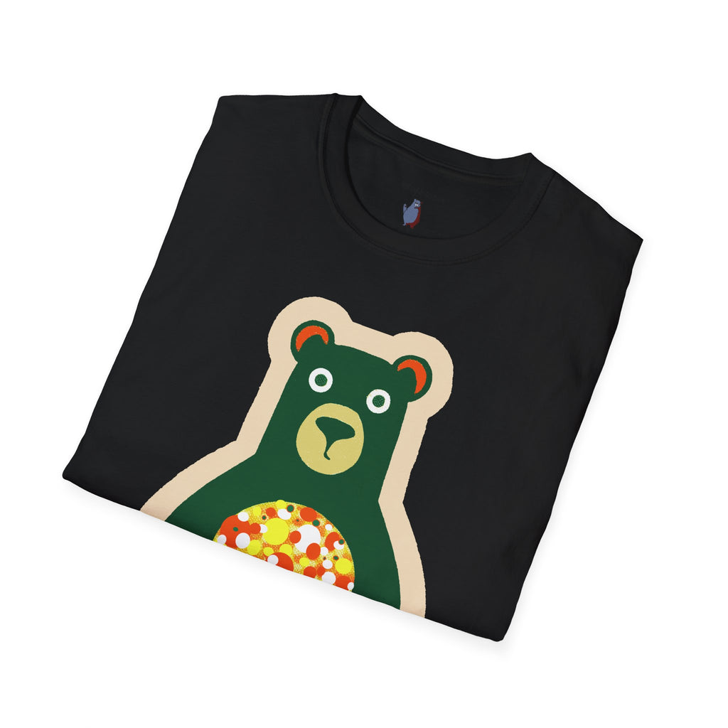 Mod Gumball Bear Graphic Art Tee - 100% Cotton T-Shirt