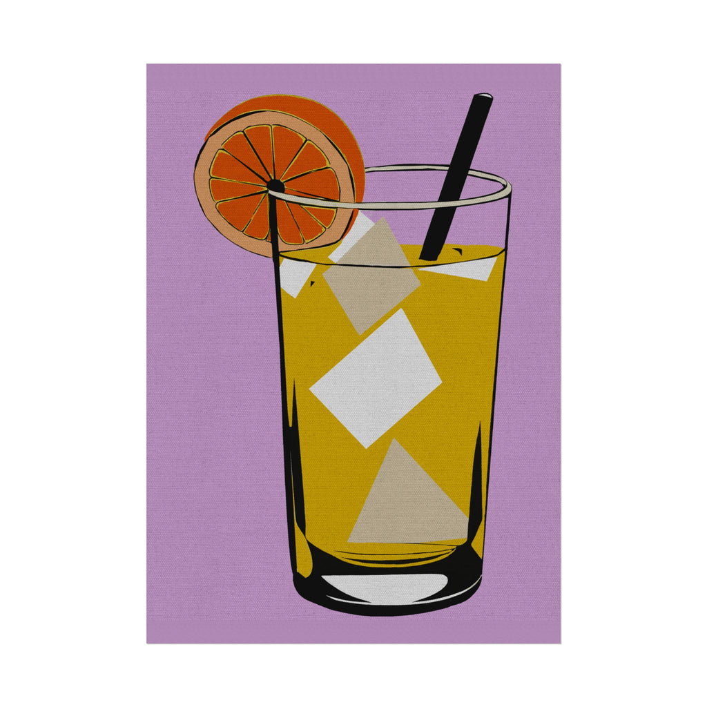 Comfort Food Pop Art Print - Lemonade Rolled Poster | Wall Art, Midwest Mod, Comfort Food, Lemonade, Lemons, Refreshment