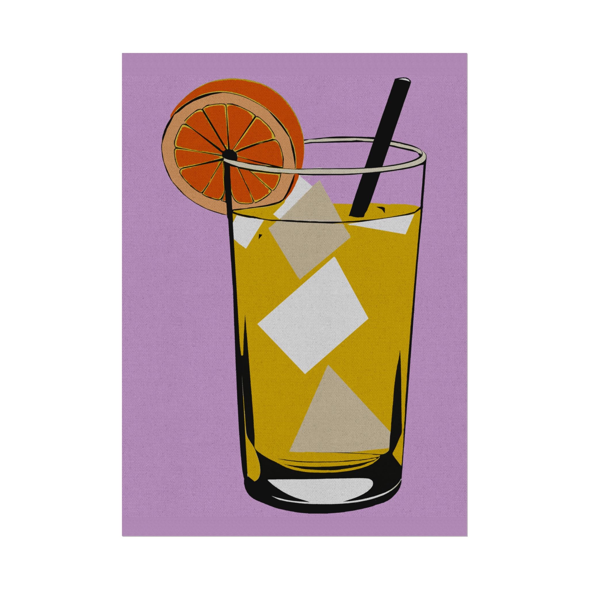 Comfort Food Pop Art Print - Lemonade Rolled Poster | Wall Art, Midwest Mod, Comfort Food, Lemonade, Lemons, Refreshment