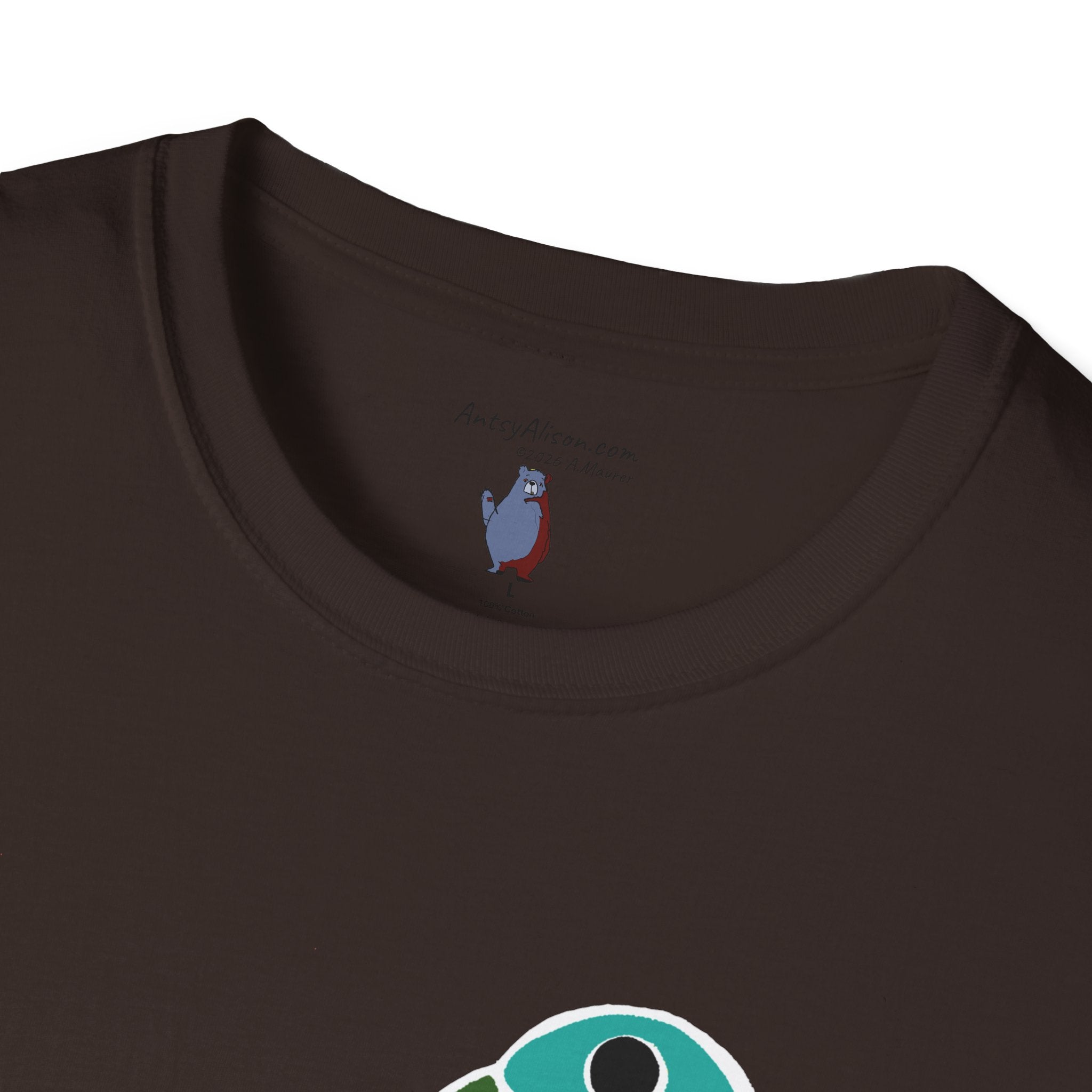 Midwest Modern Pop Art Partridge Trio in Blues - 100% Cotton Graphic Tee - animal lovers, cute, partridge, bird