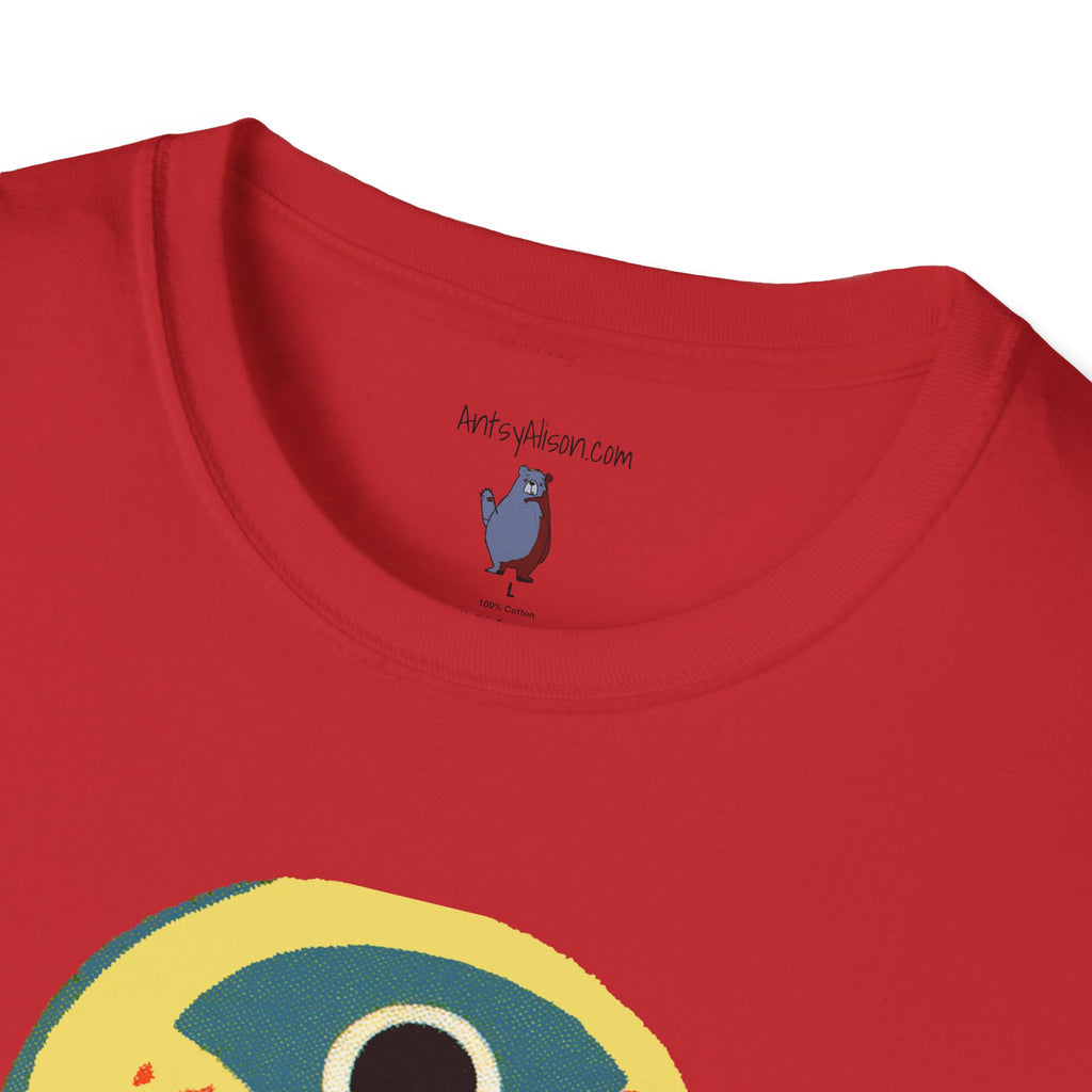 Retro BlueBird Graphic Art Tee - 100% Cotton T-Shirt