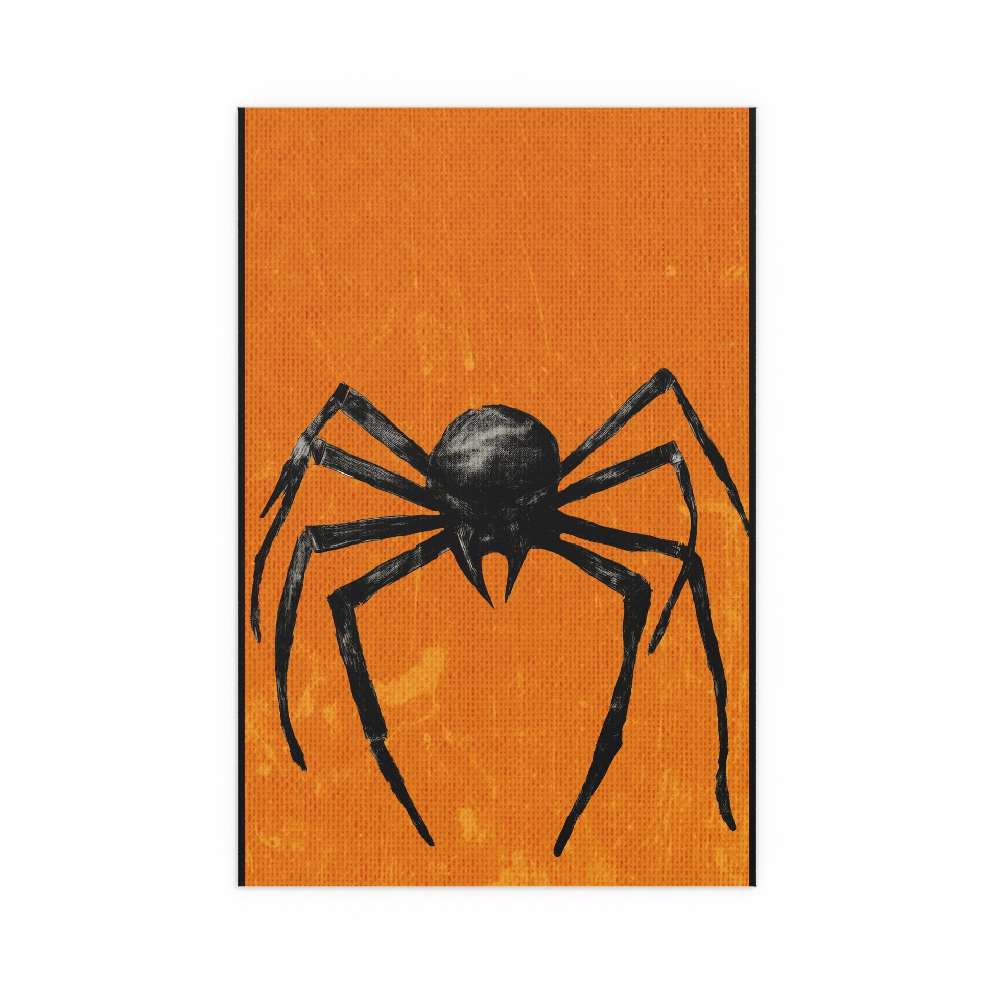 Midwest Mod Classic Spider Seasonal Silk Poster, Indoor and Outdoor Decor, Seasonal Decor, Halloween, Spiders, Arachnids