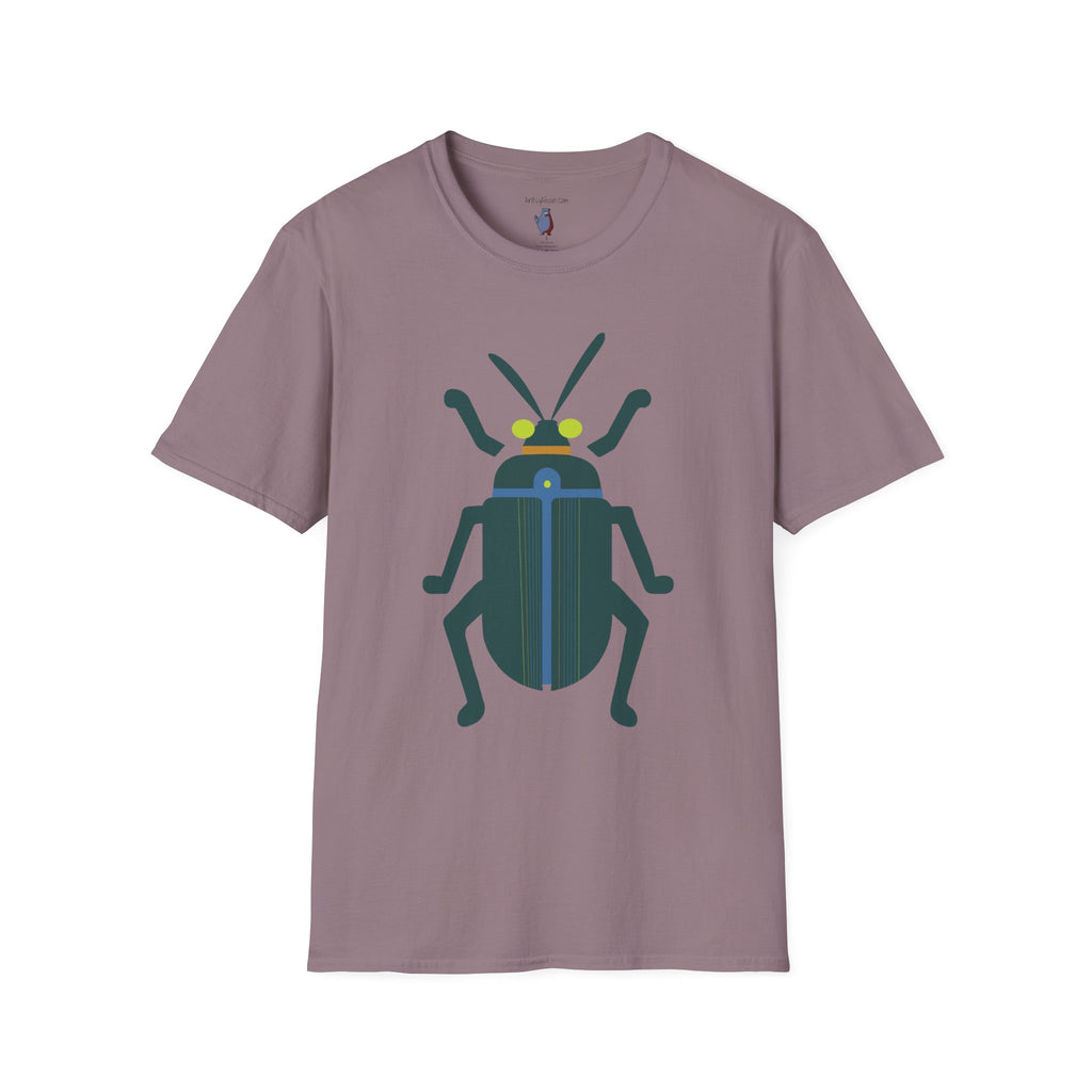 Midwest Modern Beetle Number Four Graphic Art Tee - 100% Cotton T-Shirt