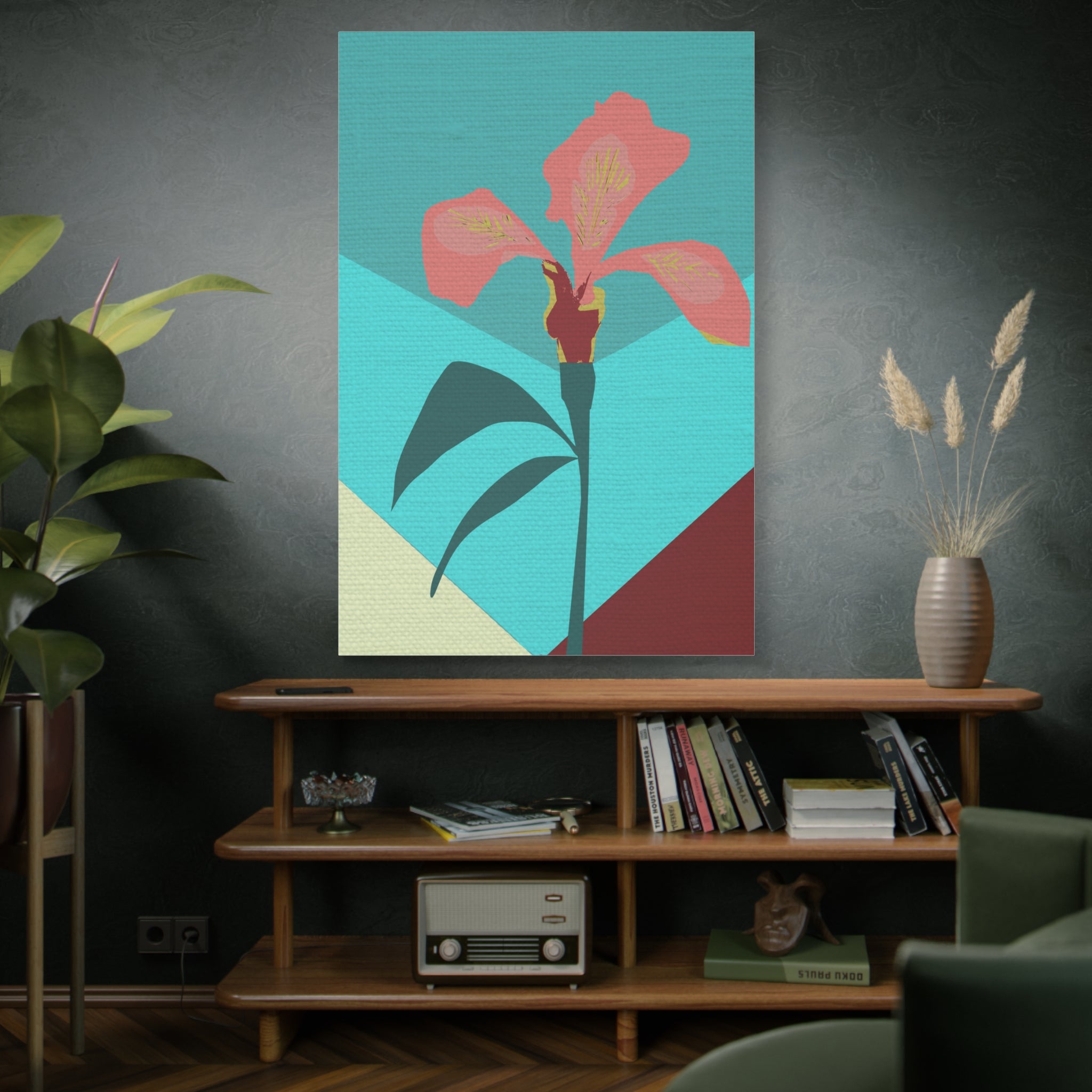 Modern Abstract Iris Love - Matte Canvas, Stretched, 1.25"