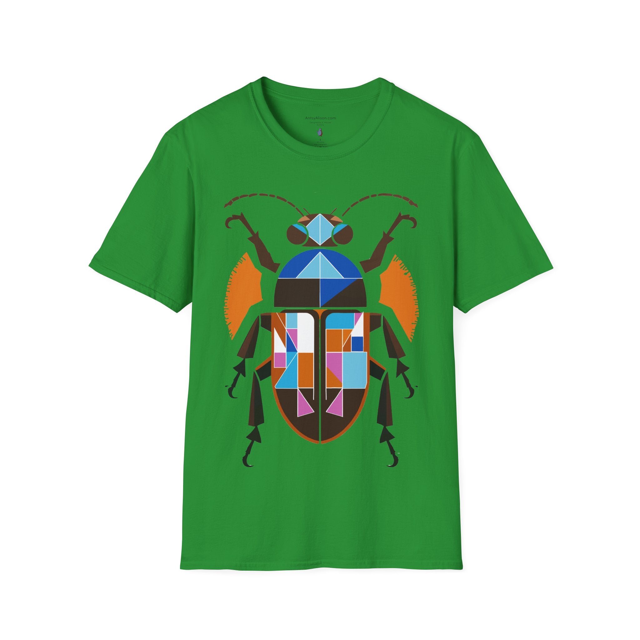 Midwest Modern Deco Beetle - Unisex Softstyle T-Shirt