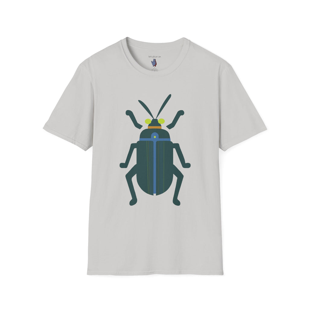 Midwest Modern Beetle Number Four Graphic Art Tee - 100% Cotton T-Shirt