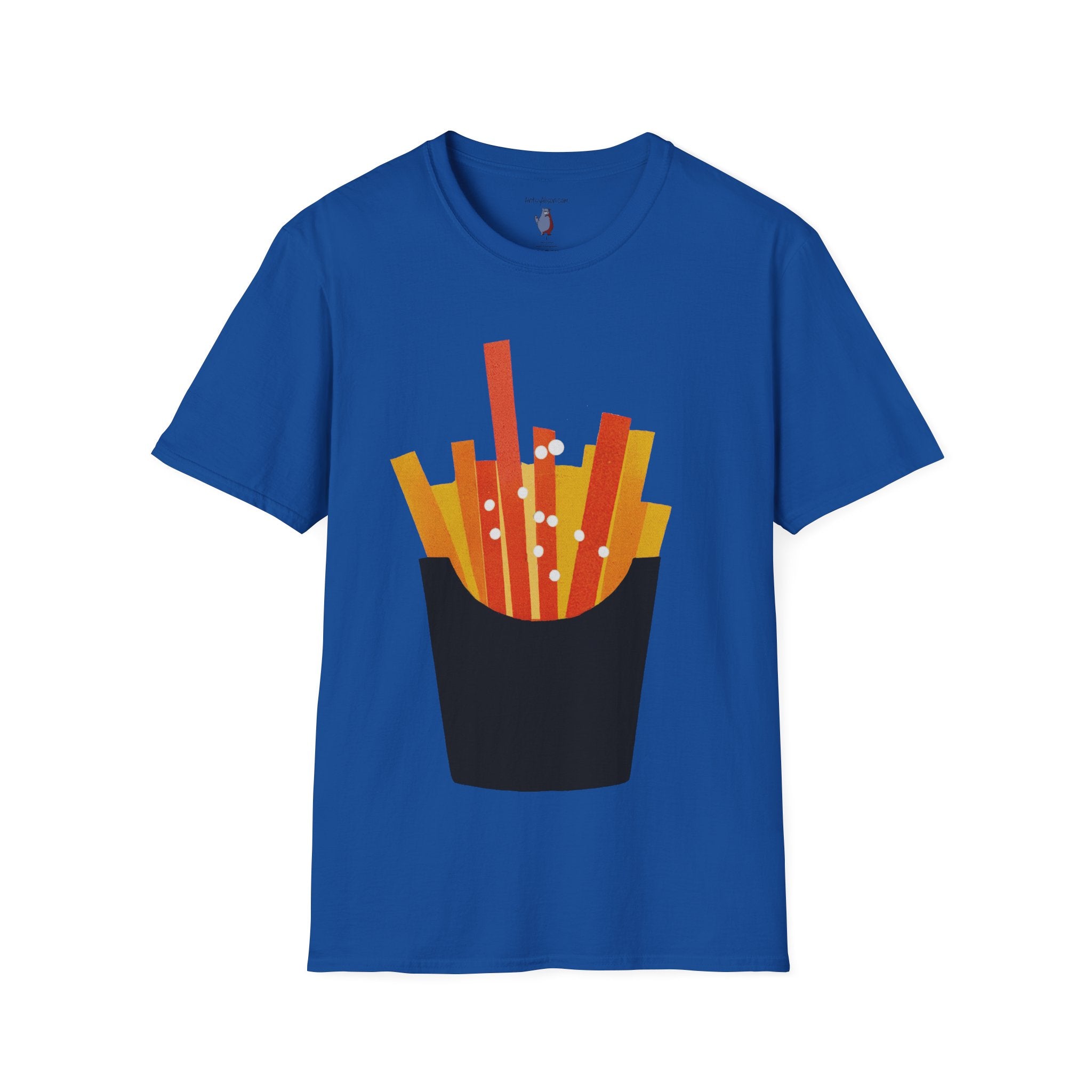 French Fry Fries Graphic Art Tee - 100% Cotton T-Shirt