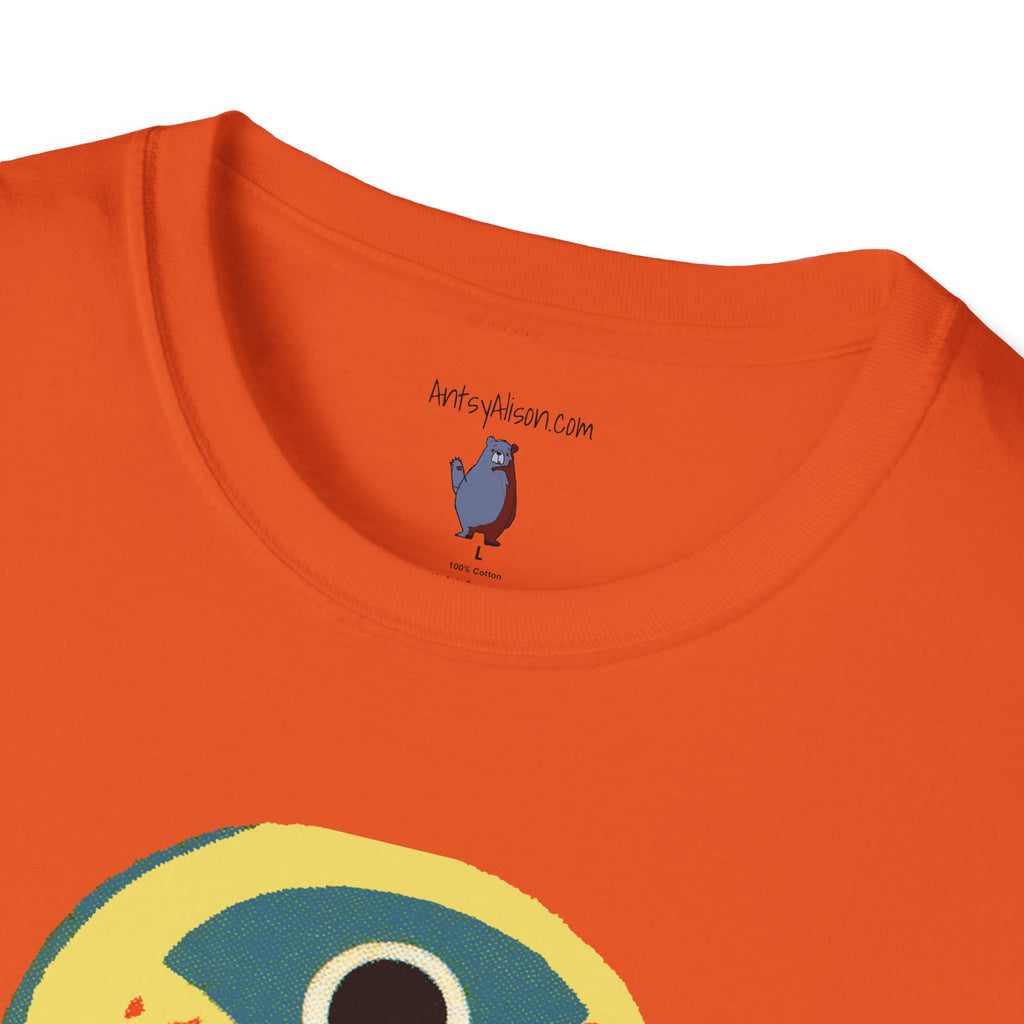 Retro BlueBird Graphic Art Tee - 100% Cotton T-Shirt