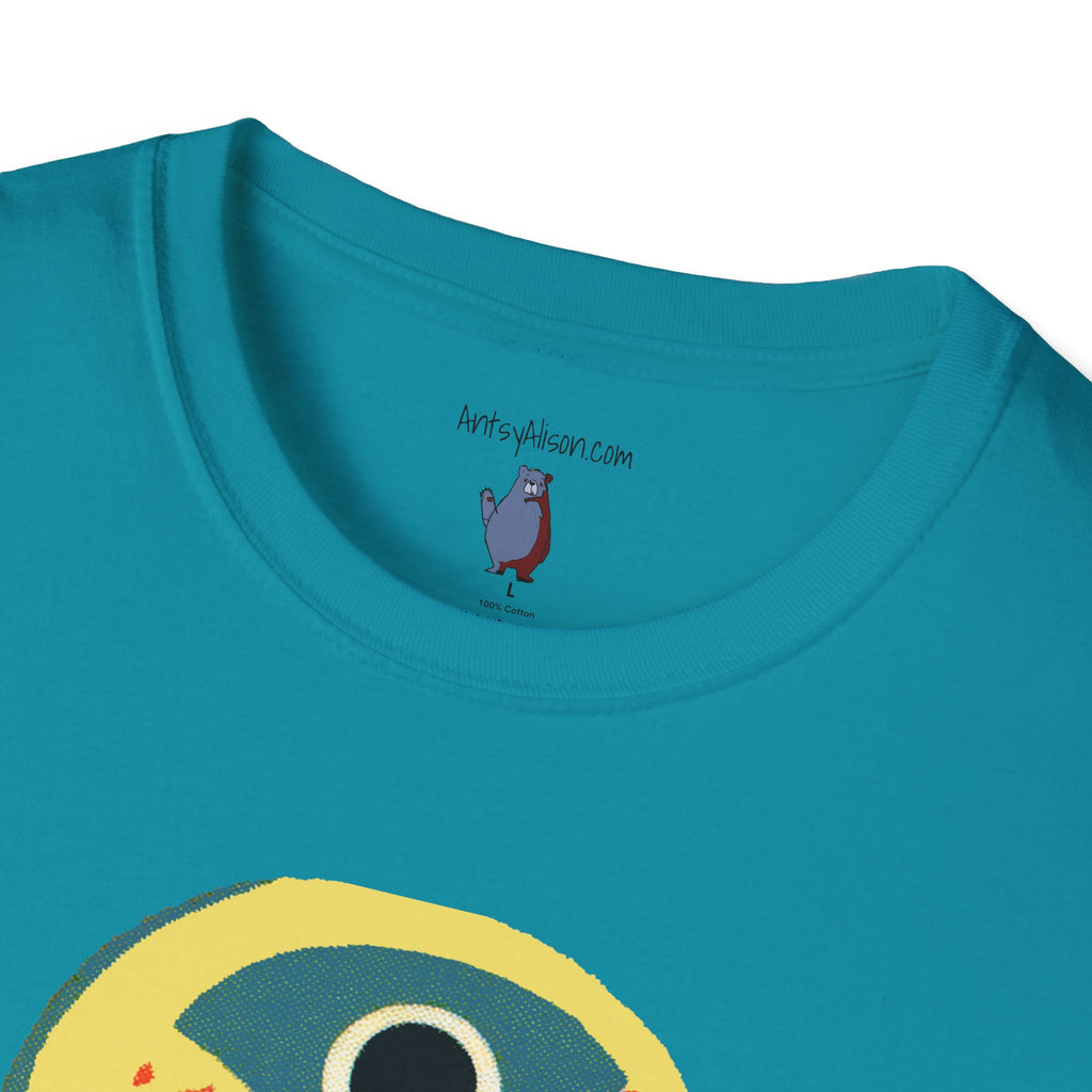 Retro BlueBird Graphic Art Tee - 100% Cotton T-Shirt