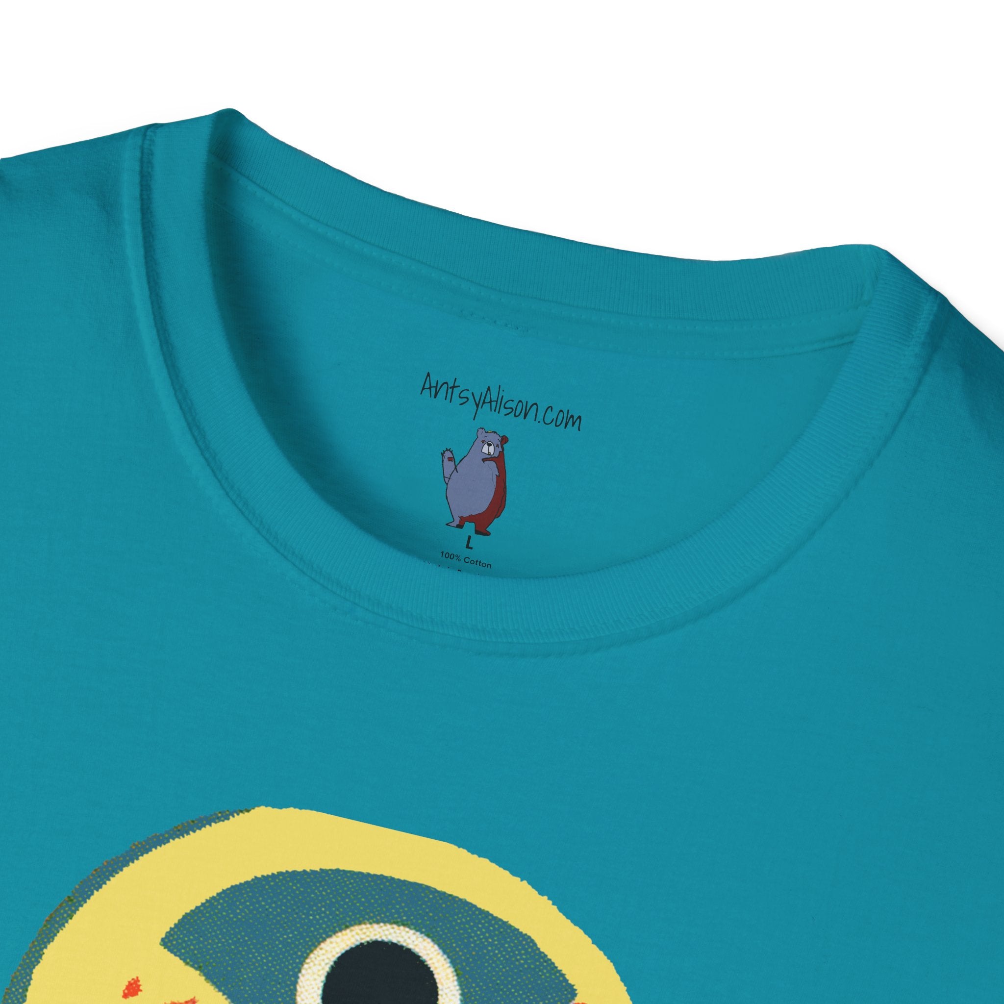 Retro BlueBird Graphic Art Tee - 100% Cotton T-Shirt