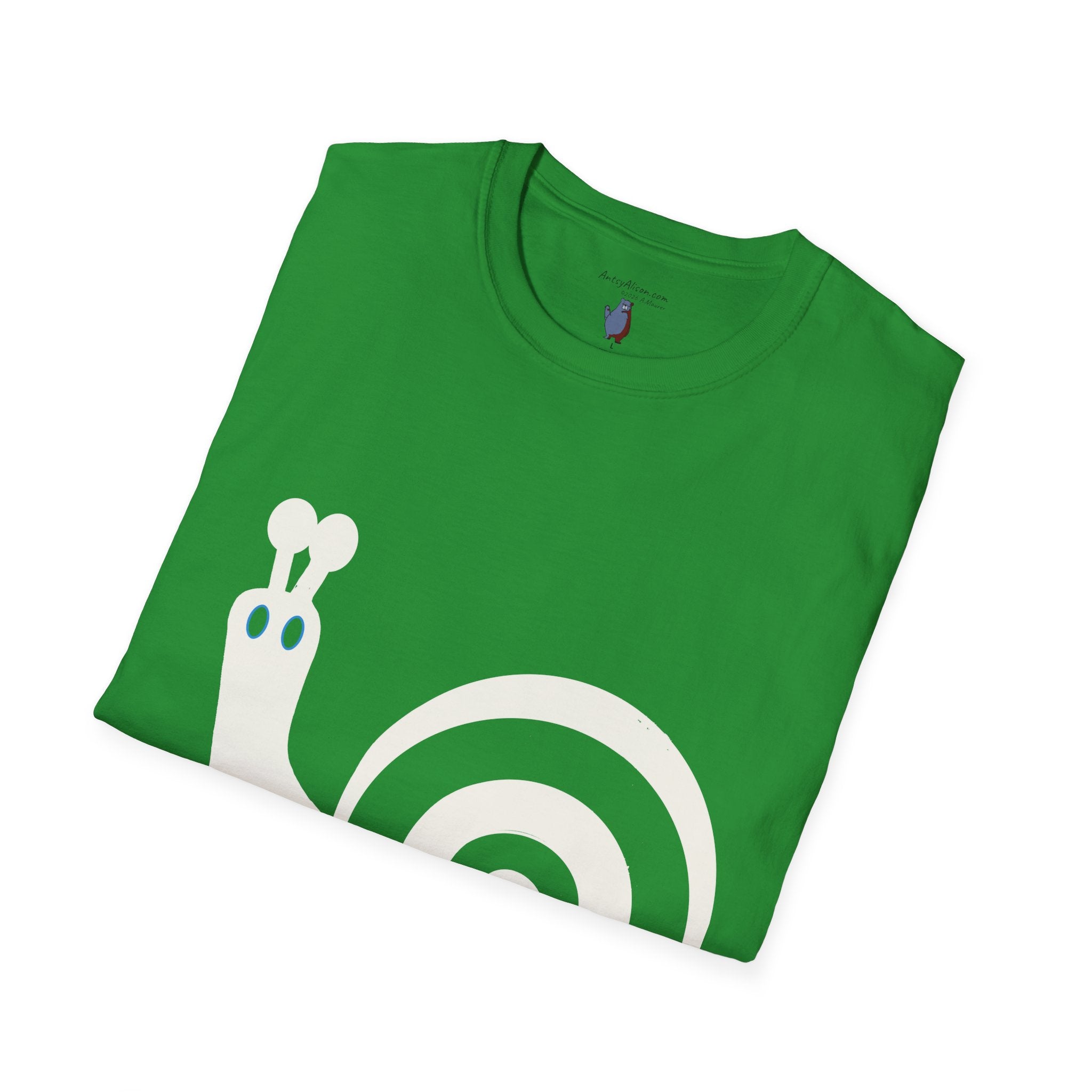 Midwest Modern Pop Icon Snail - 100% Cotton Graphic Tee - snail, gastropoda