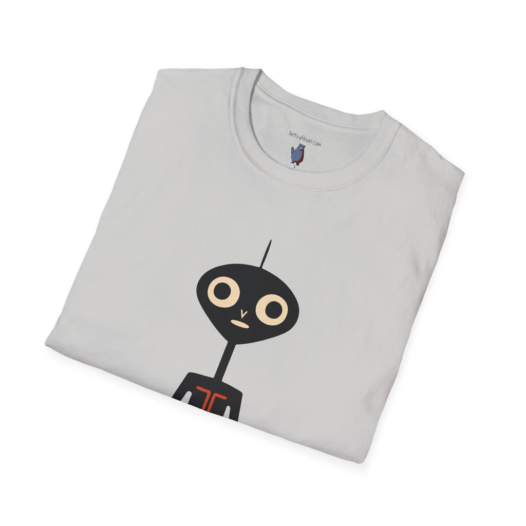 Midwest Modern UAP Alien Number One Graphic Art Tee - 100% Cotton T-Shirt