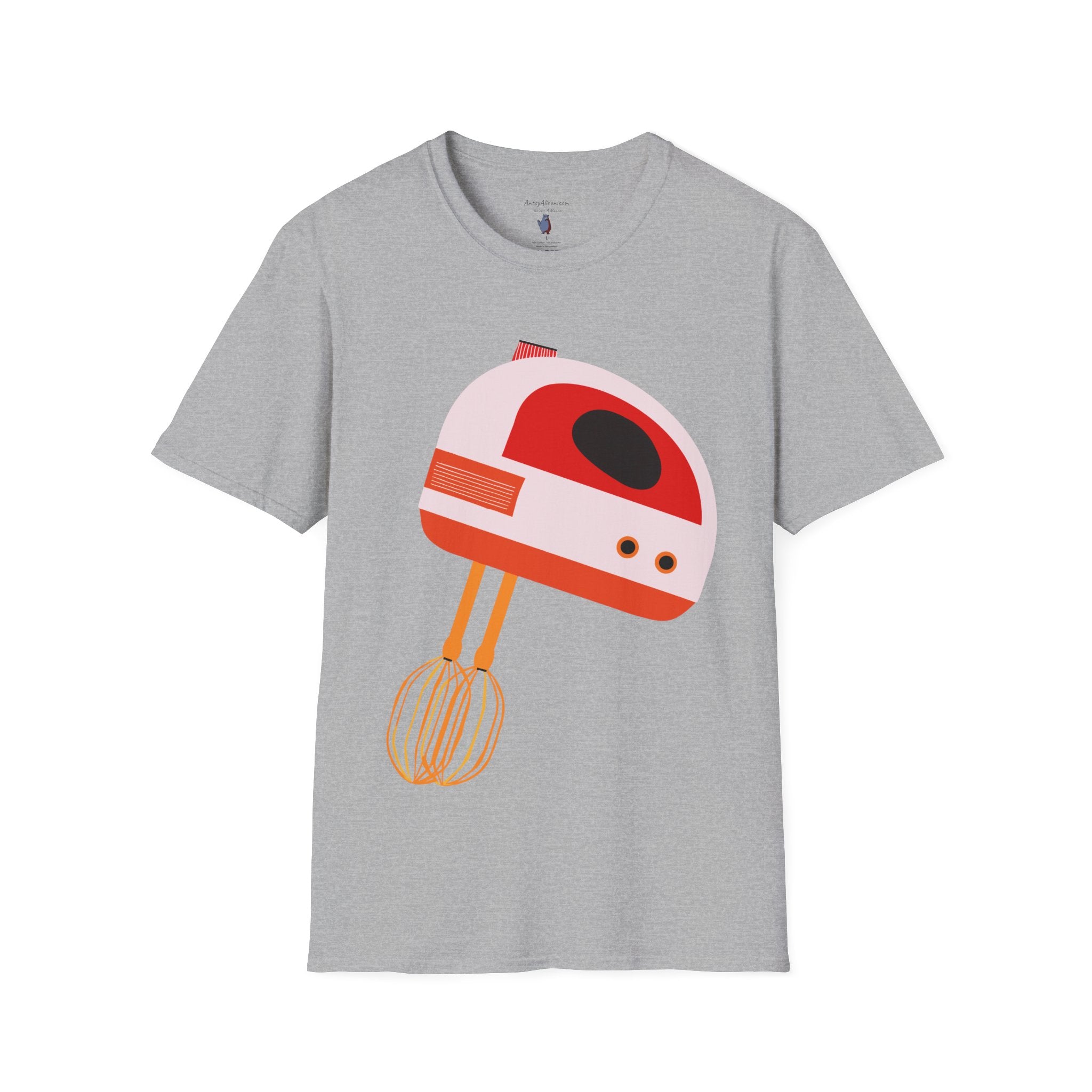Retro Hand Mixer Blender Graphic T-Shirt