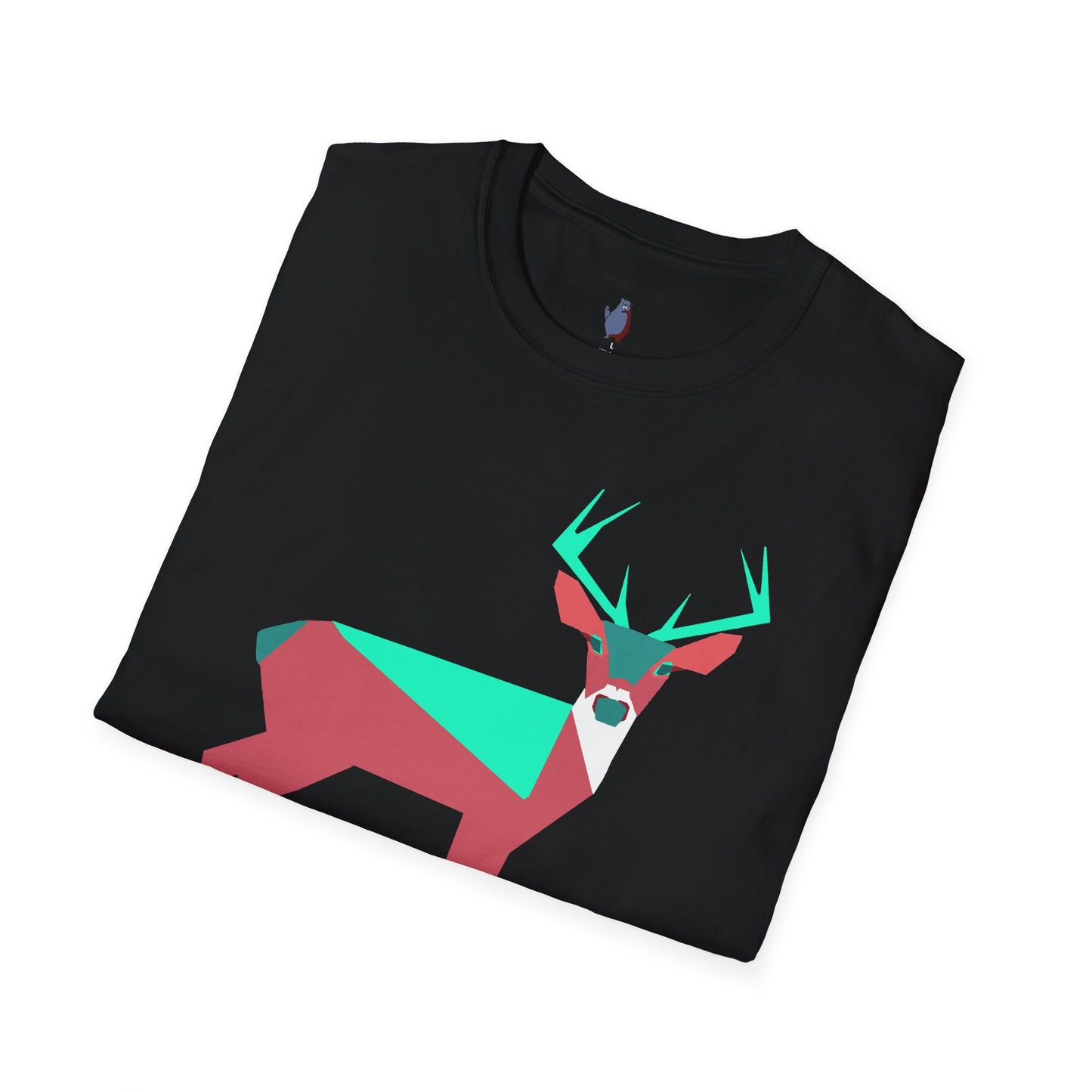 Buck Up Buttercup Graphic Art Deer Tee - 100% Cotton T-Shirt