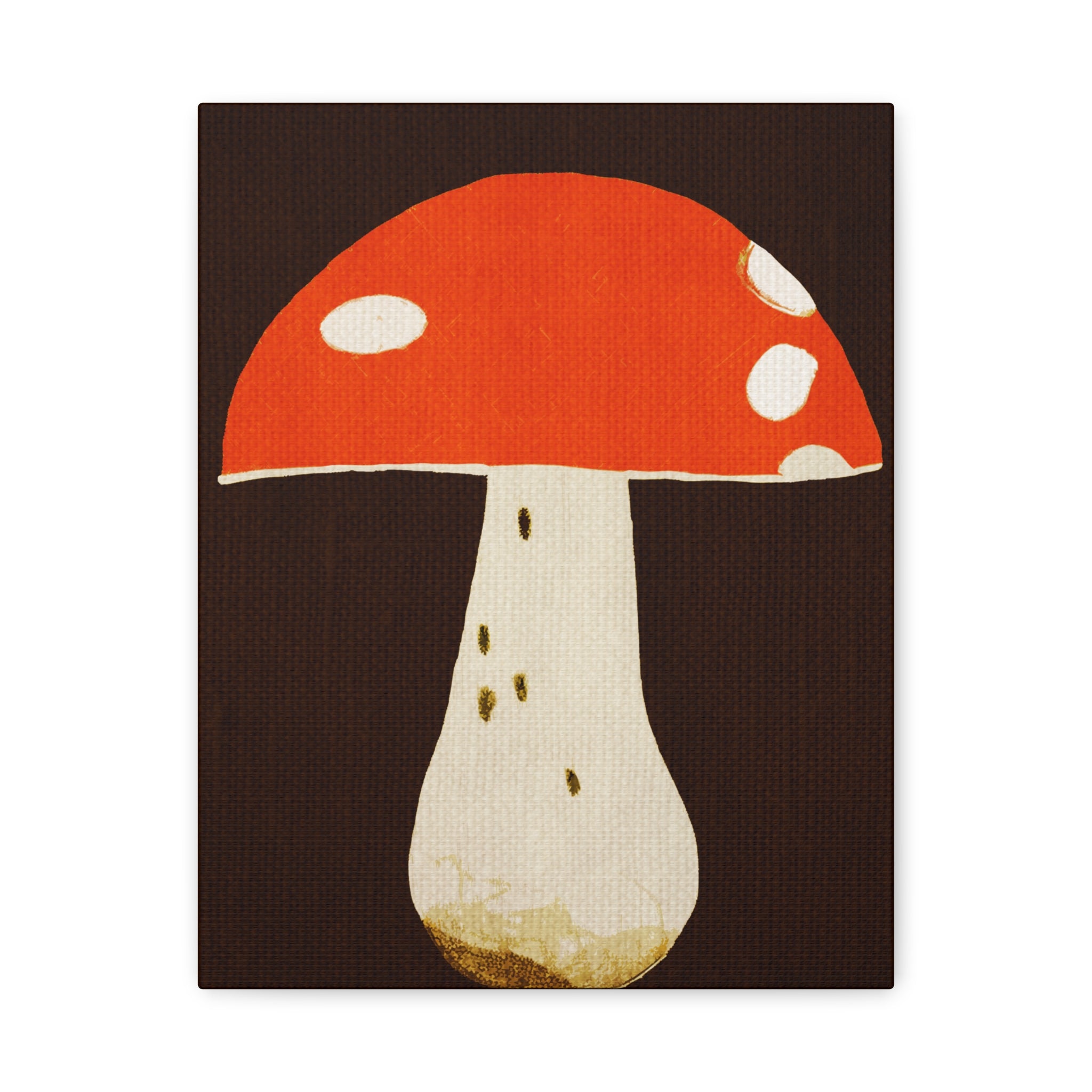 Midwest Modern Mushroom Forage Print - Spring is Coming - Matte Canvas, Stretched, 1.25"