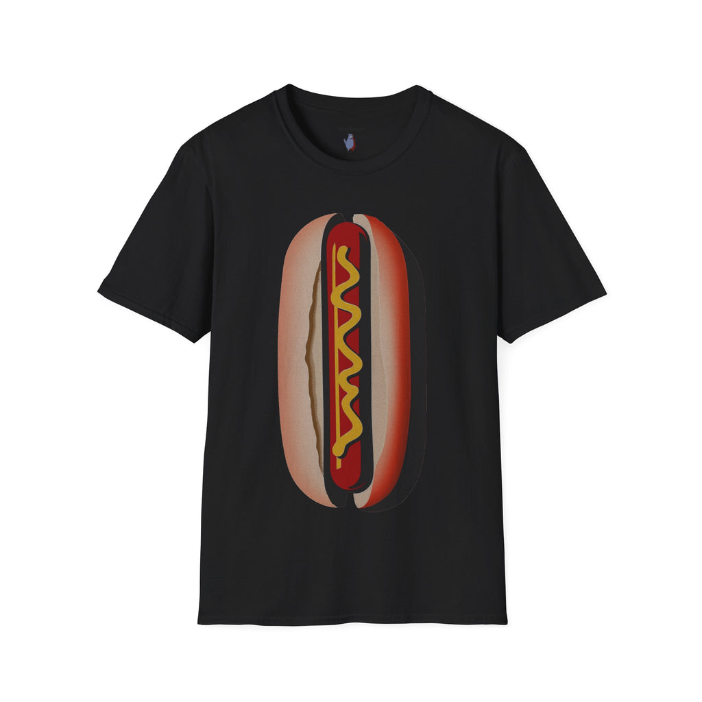 Hot Dog Graphic Art Tee - 100% Cotton T-Shirt