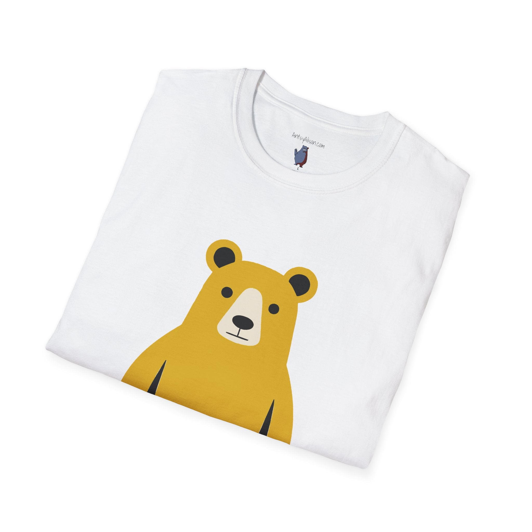 Muscle Bear Graphic Art - 100% Cotton T-Shirt