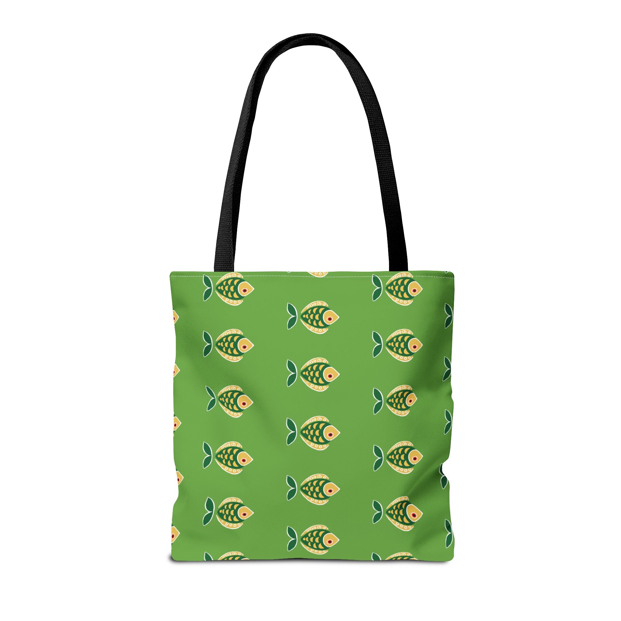 Midwest Mod Green Fish Tote Bag, Eco-Friendly Shopping Bag, Beach Tote, Gift for Nature Lovers, Summer Accessory, Lightweight Carryall