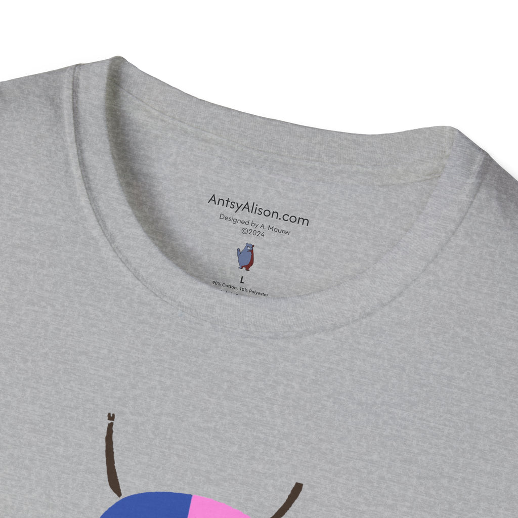 Modern Insect Beetle - Unisex Softstyle T-Shirt