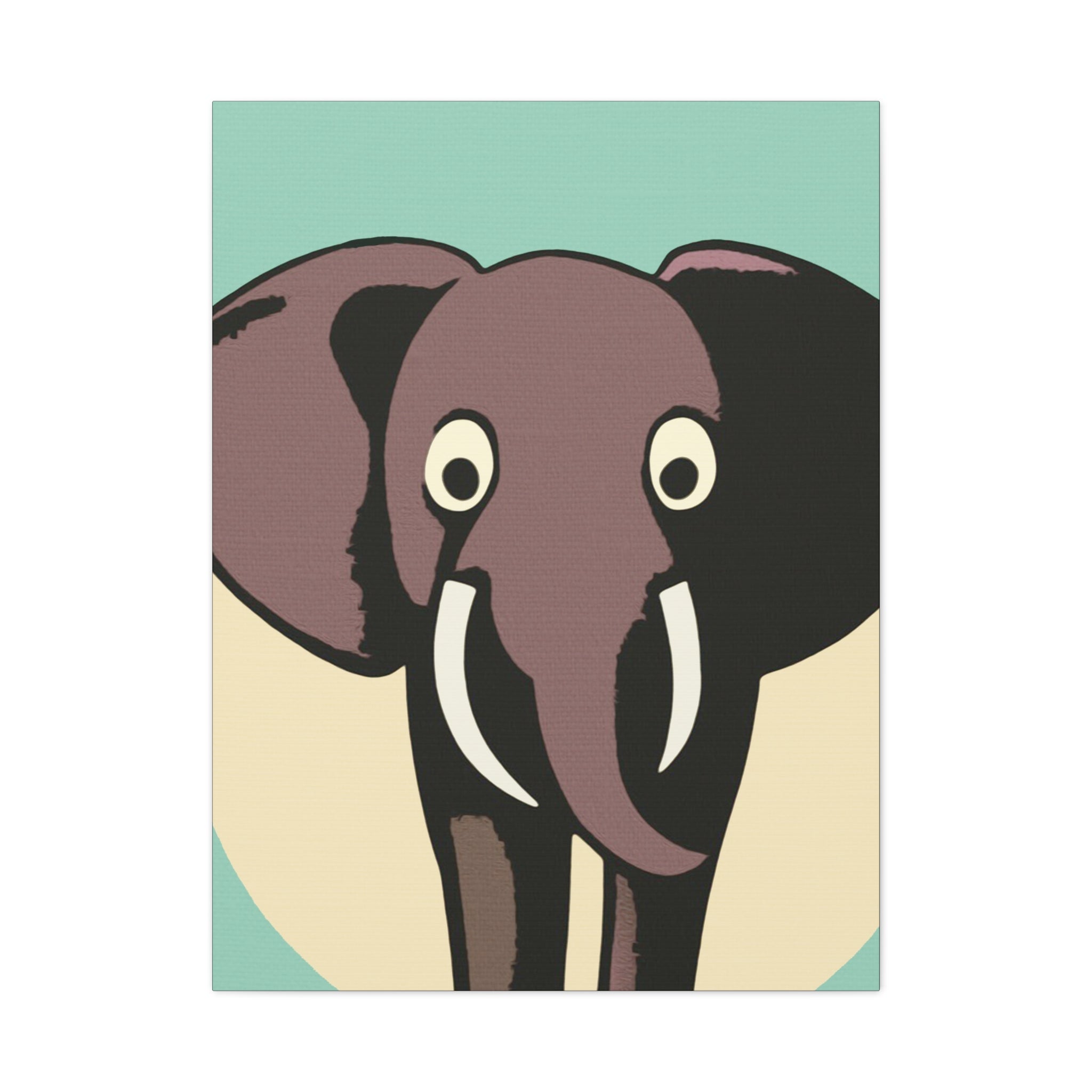 Midwest Modern The OG Elephant Graphic Art Print - Matte Canvas, Stretched, 1.25" - wall art, home decor, elephant, OG, kids decor