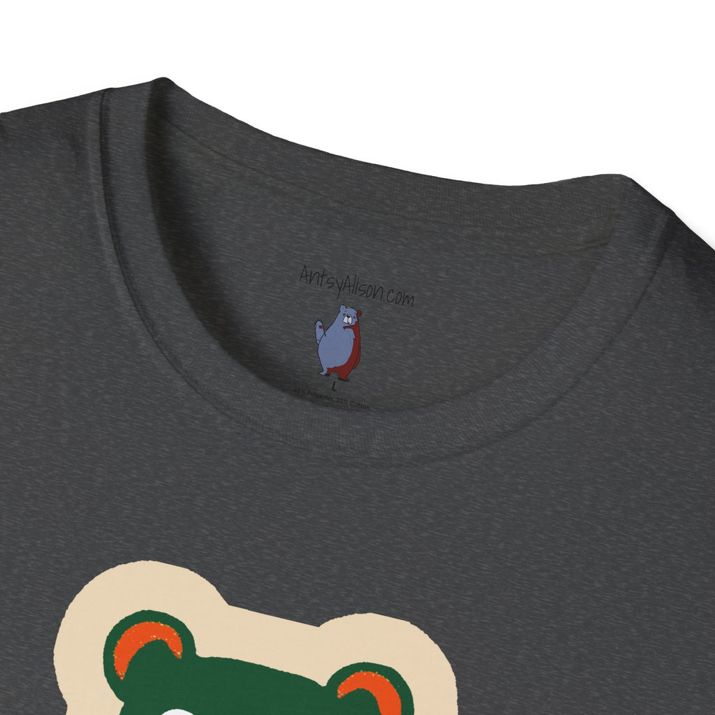 Mod Gumball Bear Graphic Art Tee - 100% Cotton T-Shirt